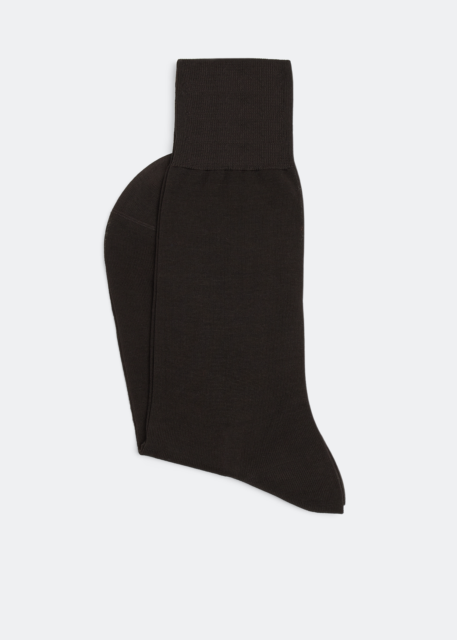 

No. 9 Pure Fil d´Écosse gentlemen socks, Brown