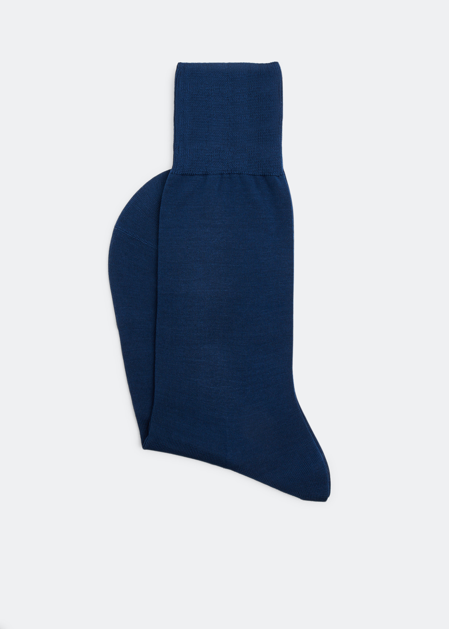 

No. 9 Pure Fil d´Écosse gentlemen socks, Blue