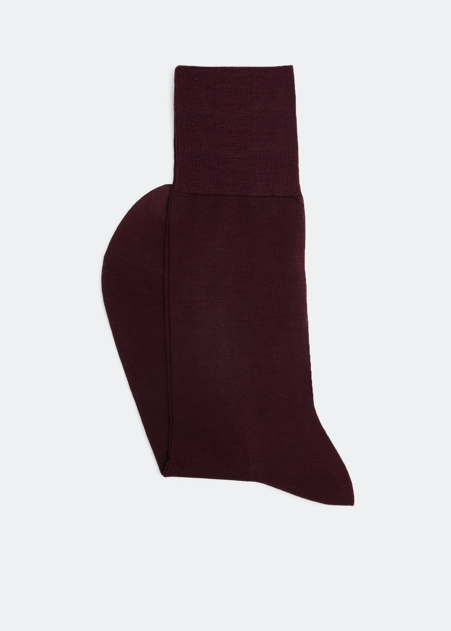 

No. 4 Pure Silk Gentlemen socks, Burgundy