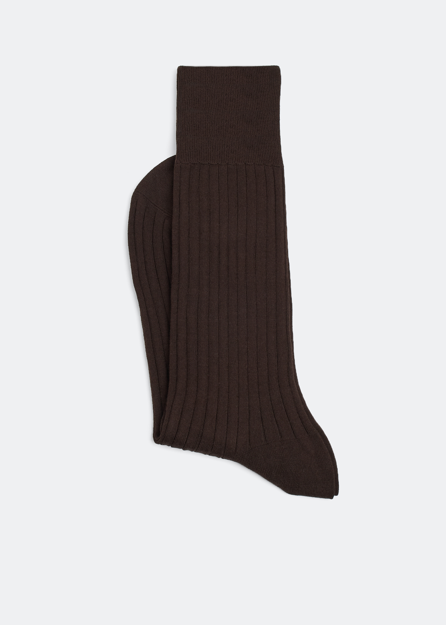 

No. 13 Fine Piuma Cotton gentlemen socks, Brown