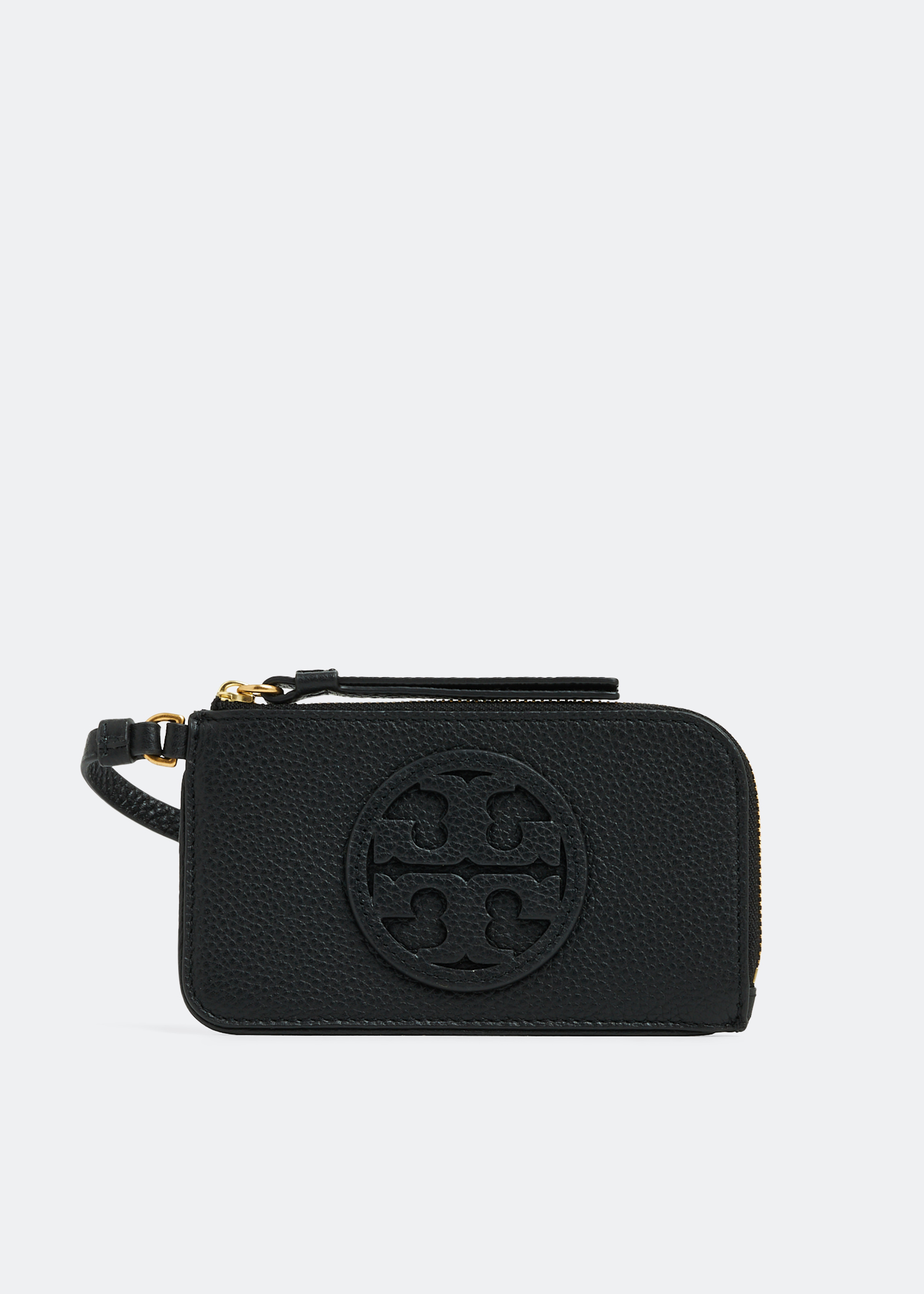 Tory Burch Miller top-zip card case for Women - Black in UAE