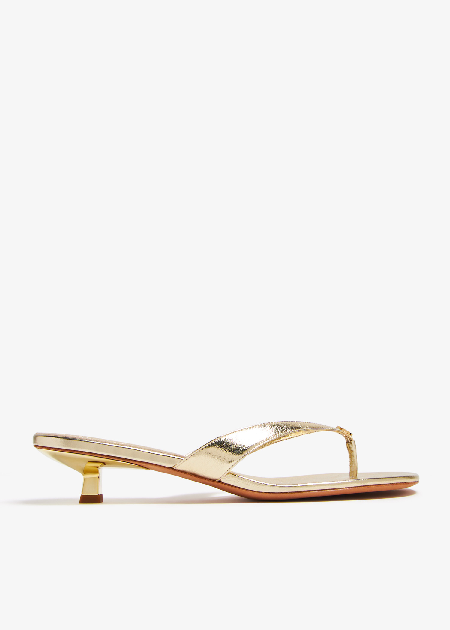 

Capri low-heel sandals, Gold