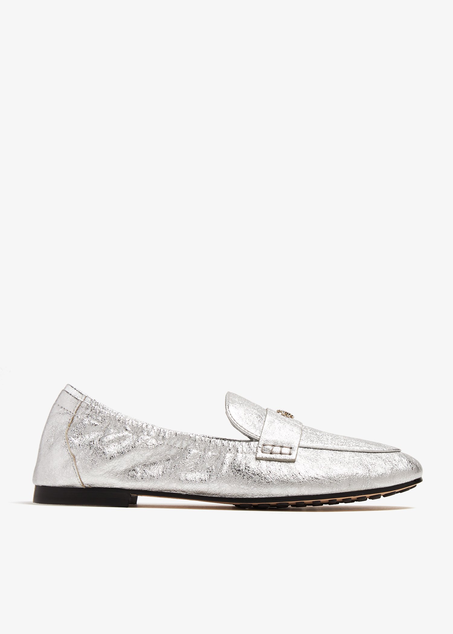 

Ballet loafers, Silver