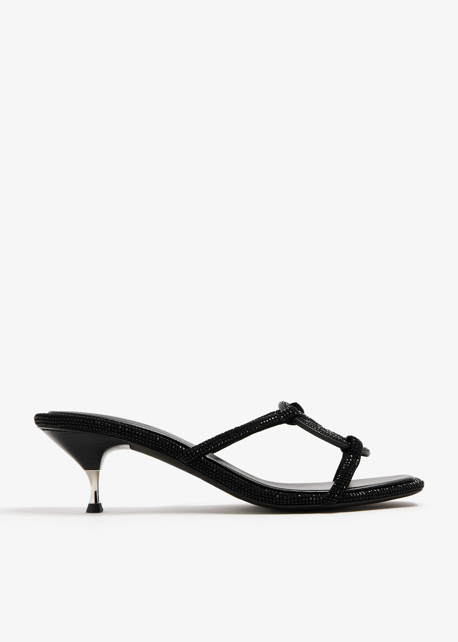 

Miller pavé bombé sandals, Black
