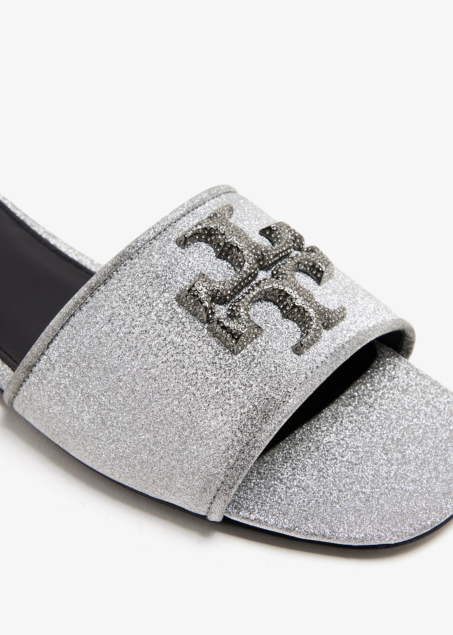 Tory burch silver slides new arrivals