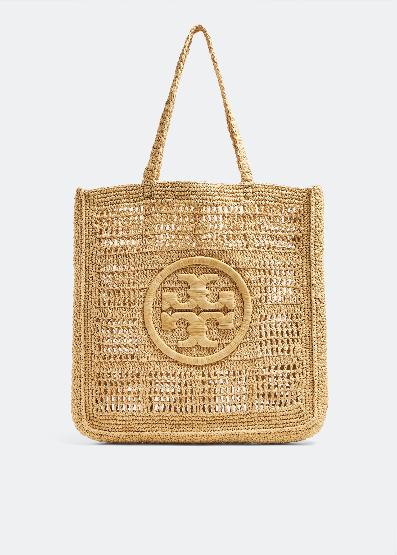

Ella hand-crocheted tote bag, Beige
