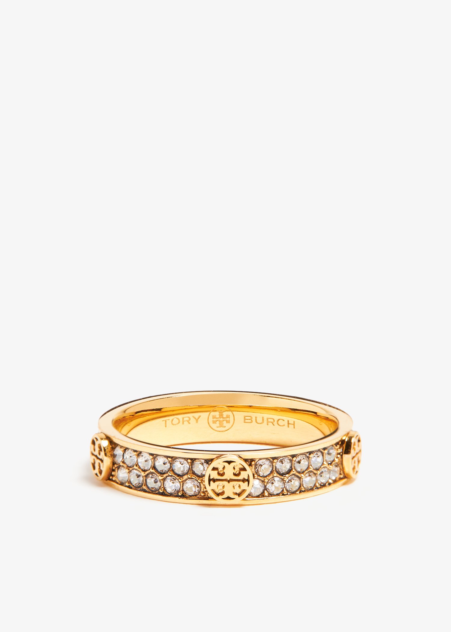 

Miller stud pavé ring, Gold