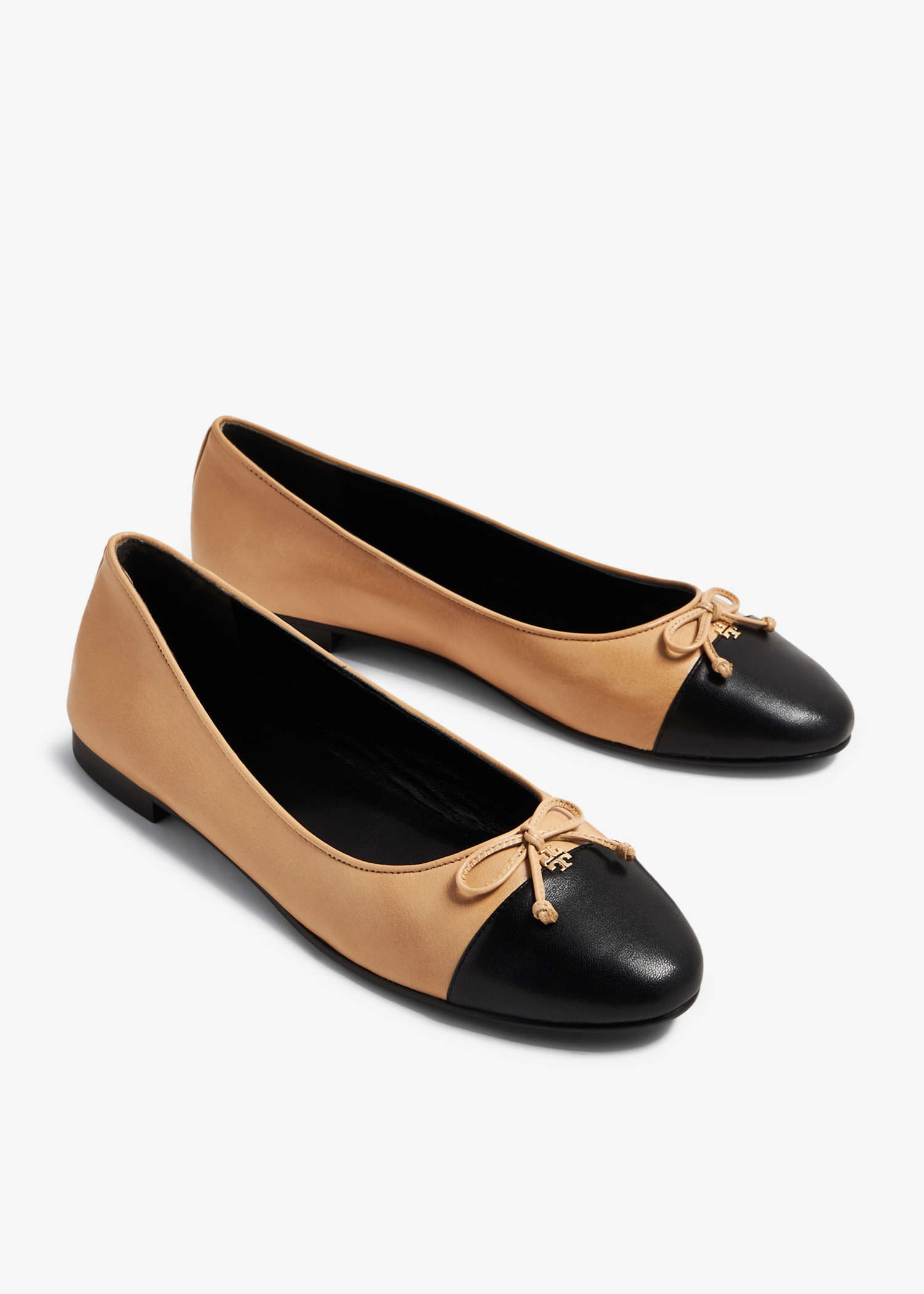 Cap toe ballet flats cheap