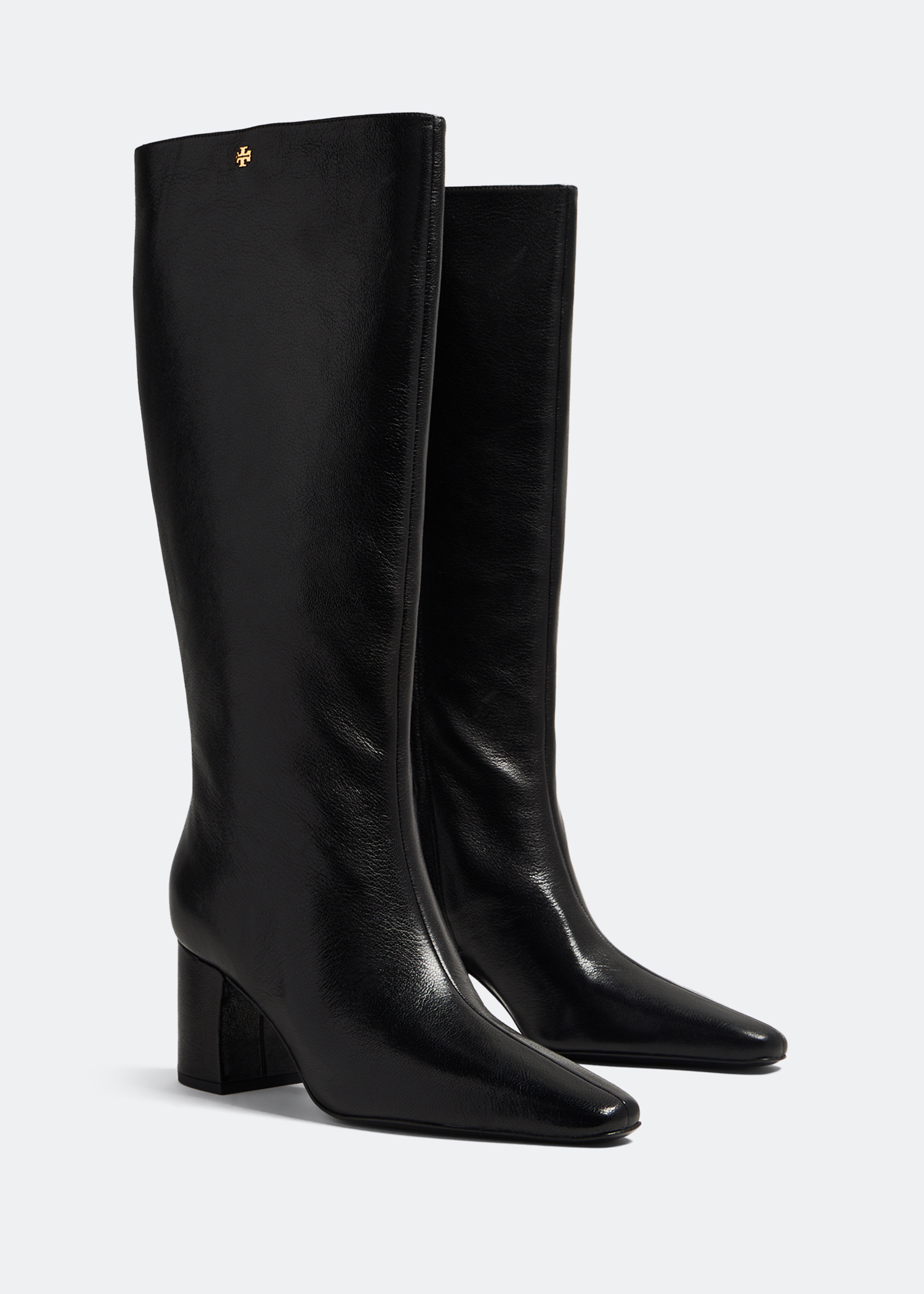Tory burch deals tall black boots