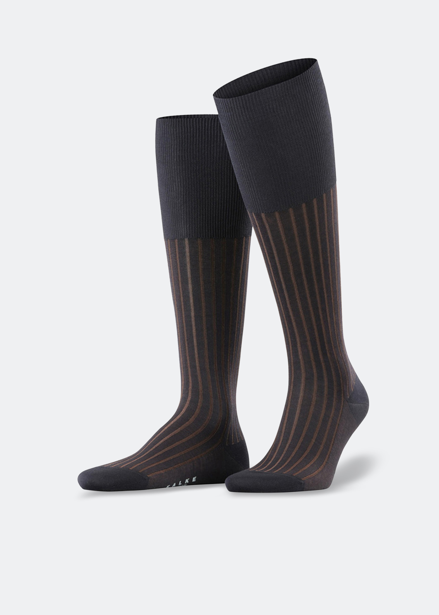 

Shadow knee-high socks, Blue