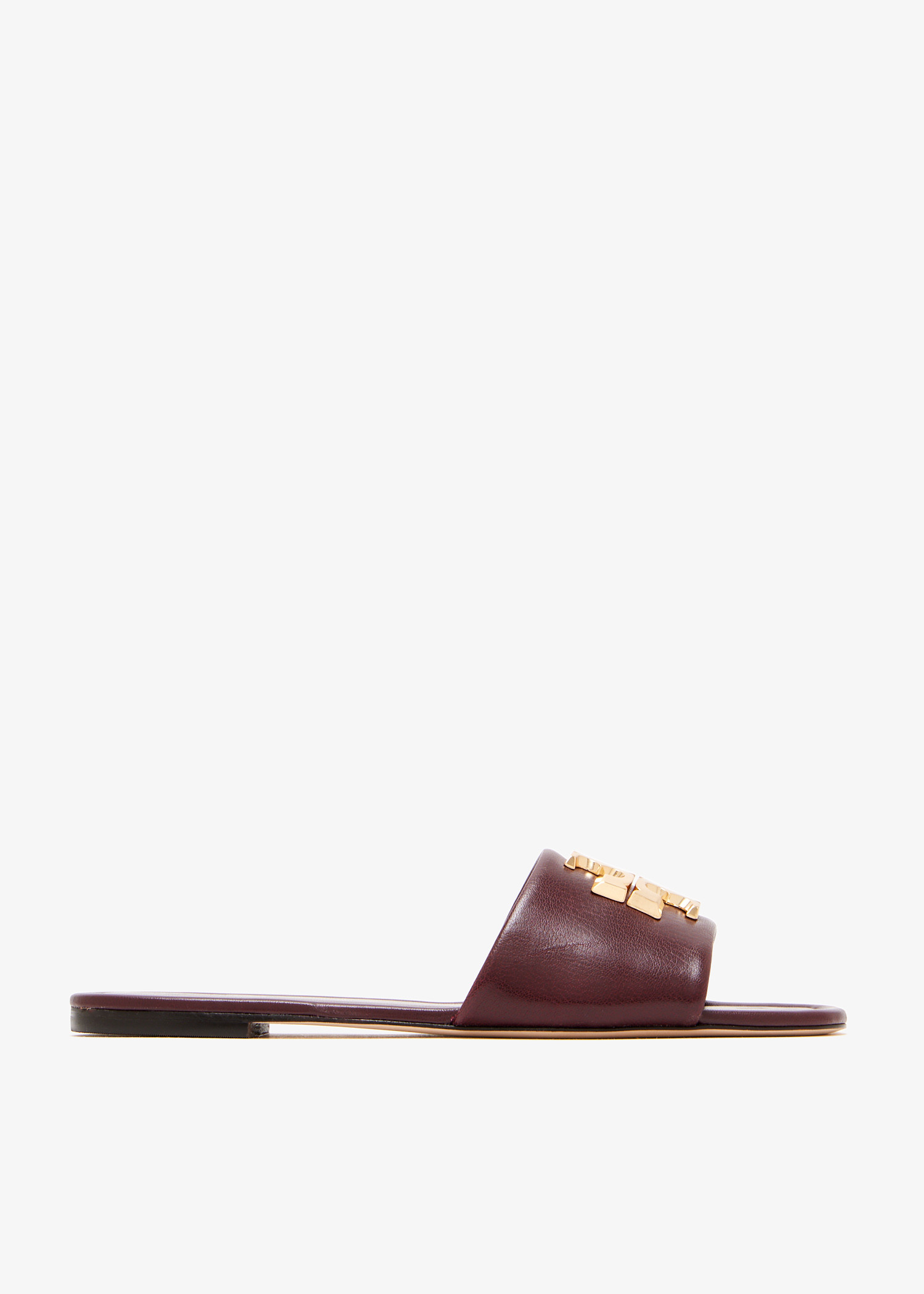 

Eleanor slide sandals, Burgundy
