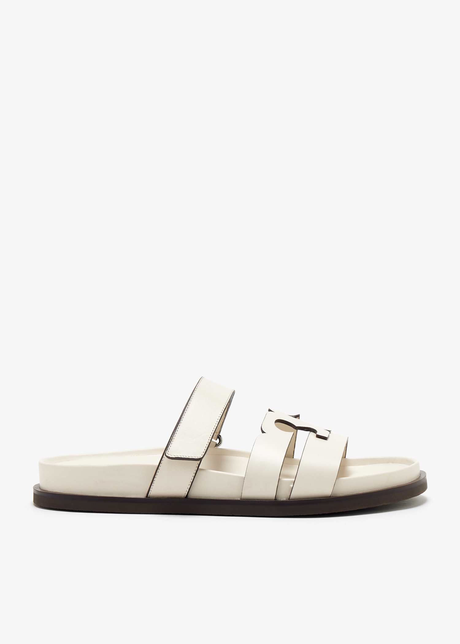 

Ines Sport slide sandals, White