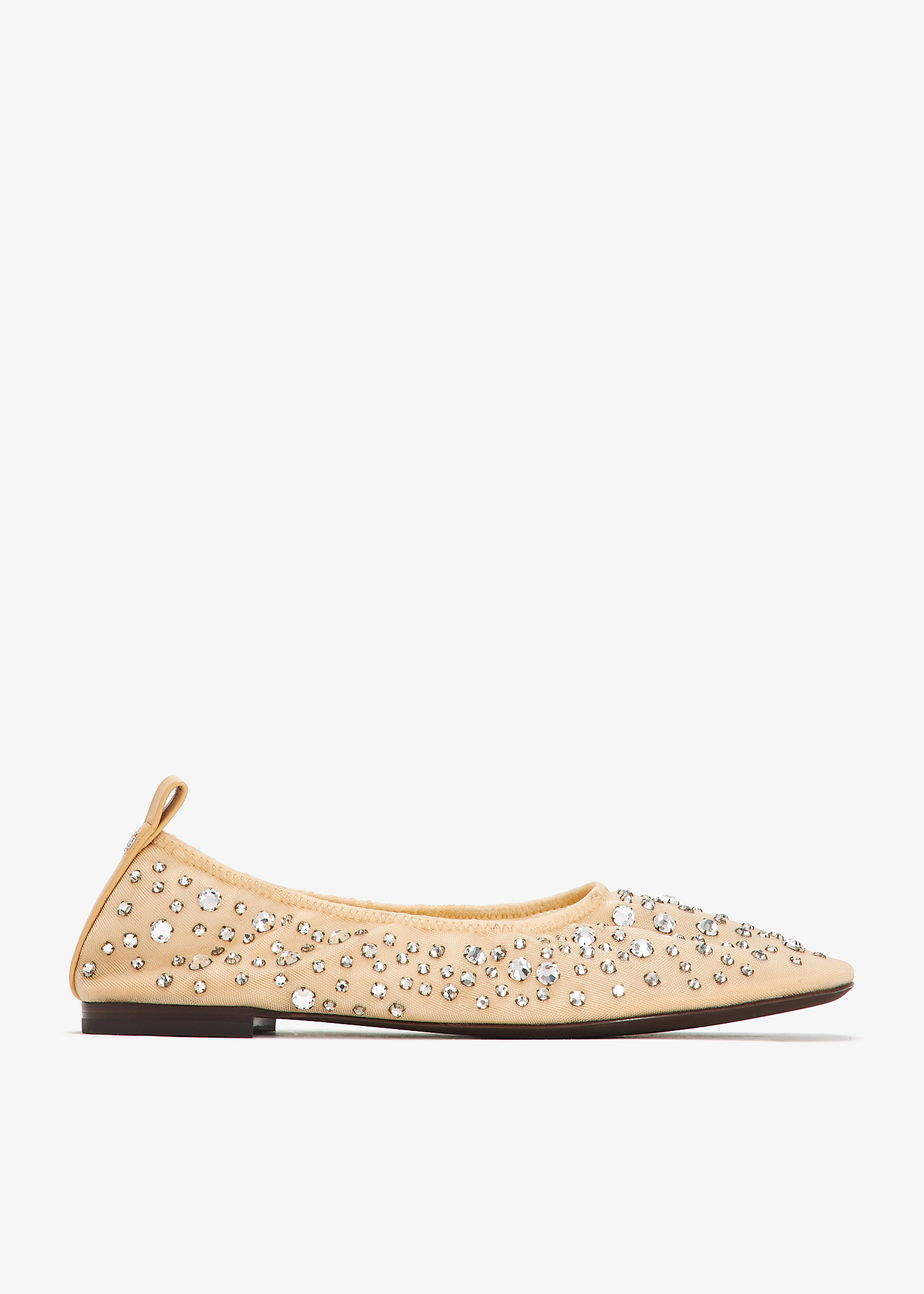 

Crystal ballerinas, Beige