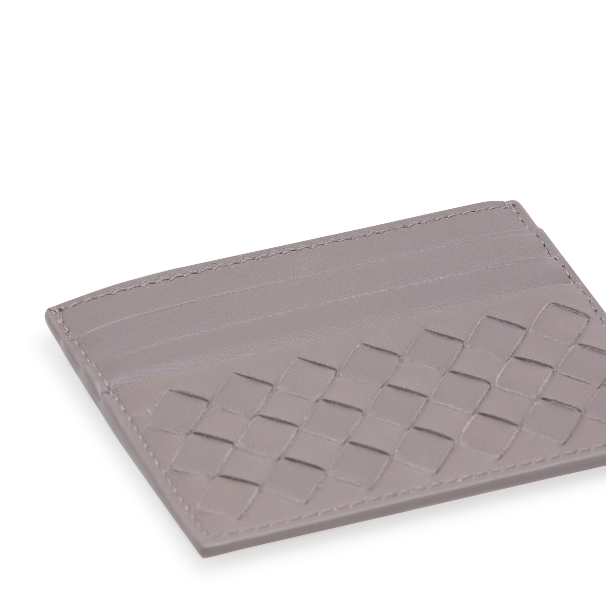 

Intrecciato card holder, Black