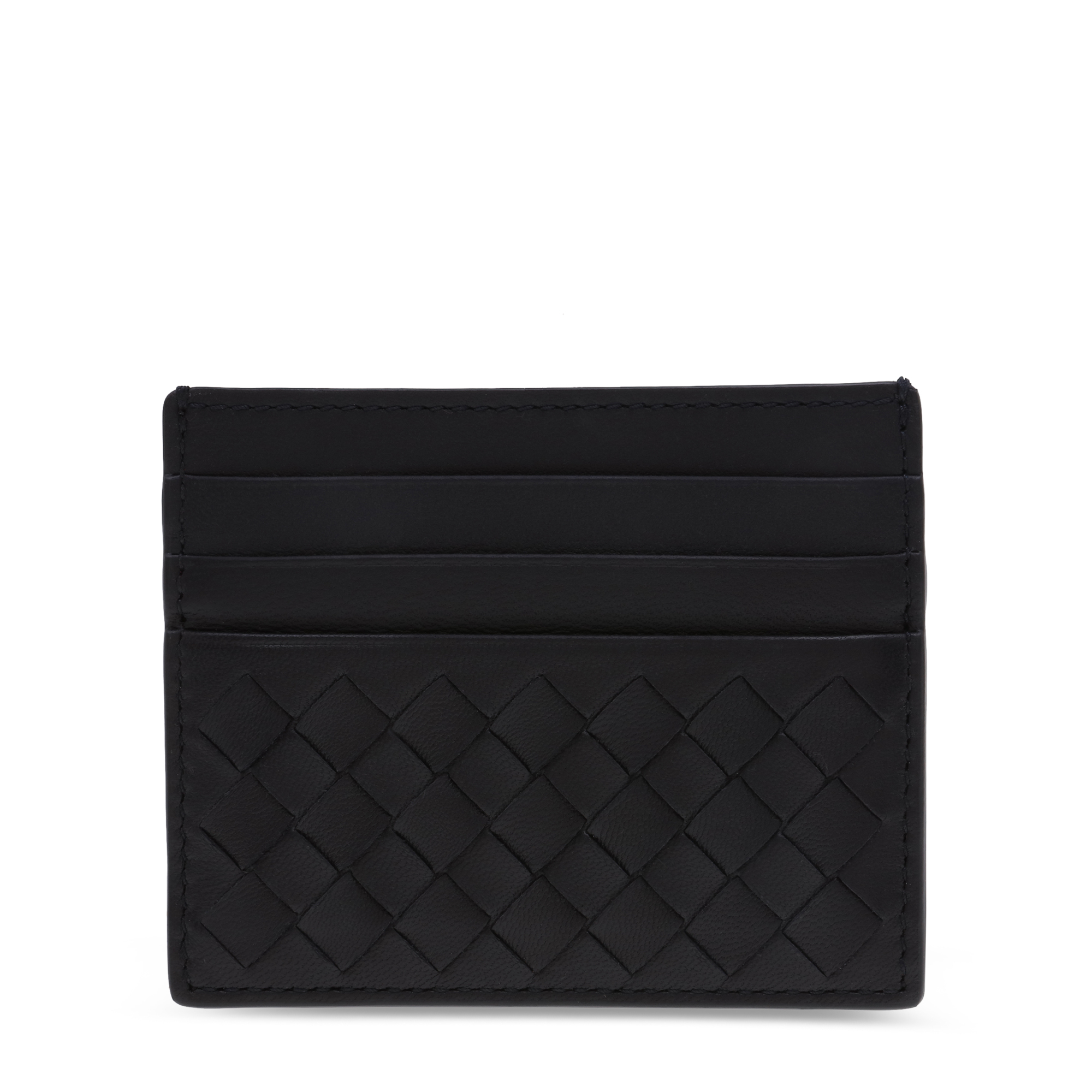 

Intrecciato card holder, Blue