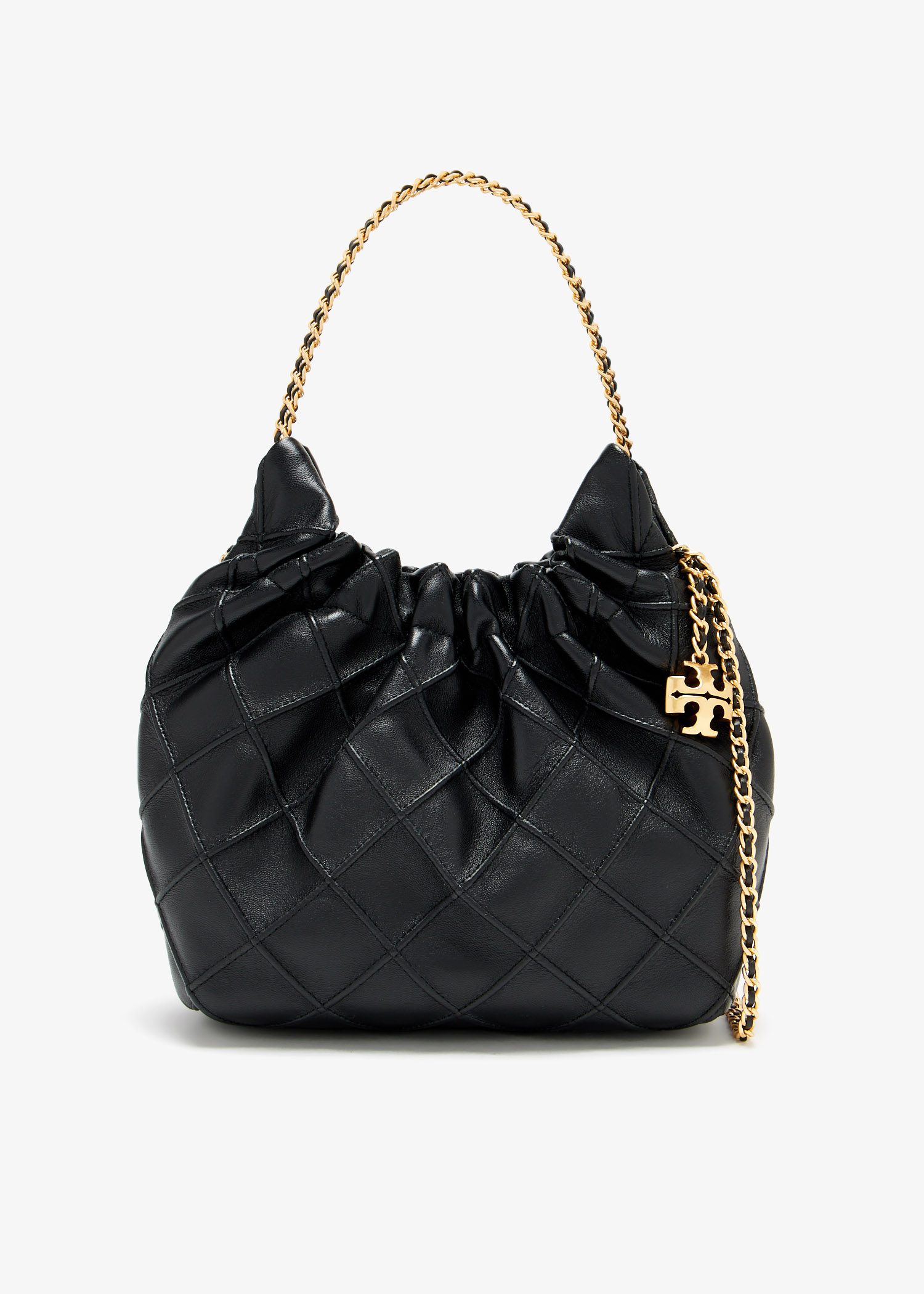 

Mini Fleming drawstring bag, Black