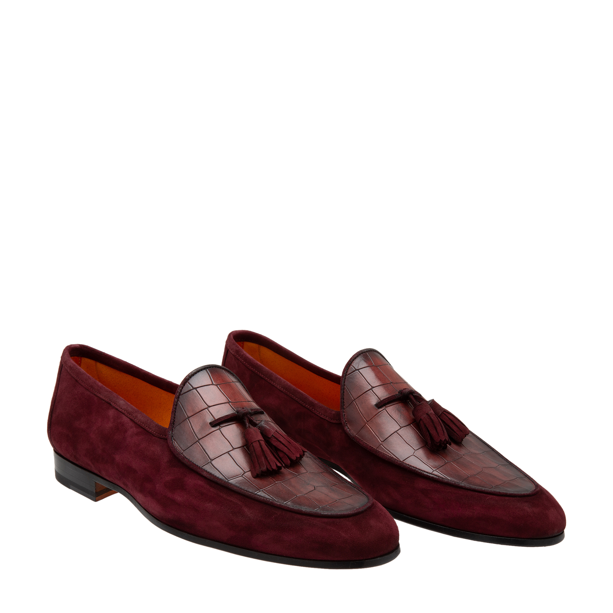 

Suede loafers, Burgundy