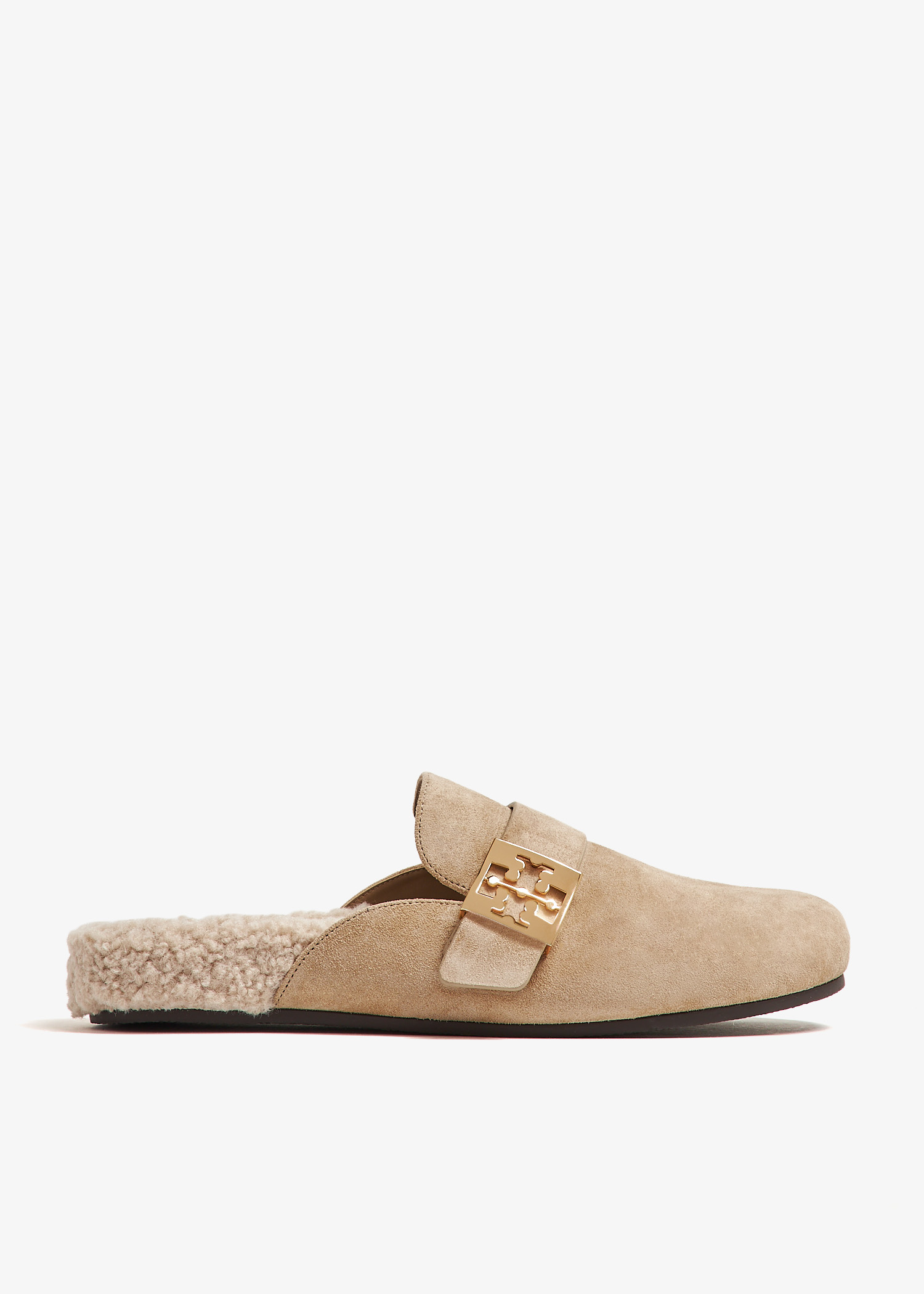 

Mellow shearling mules, Beige