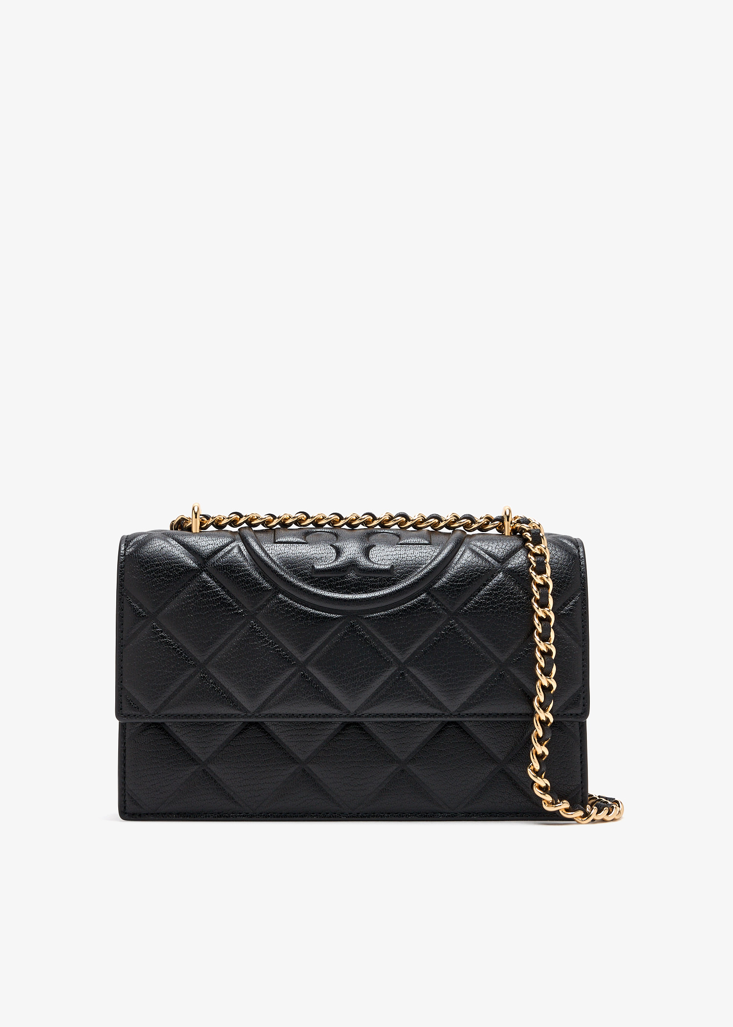 

Fleming small convertible shoulder bag, Black