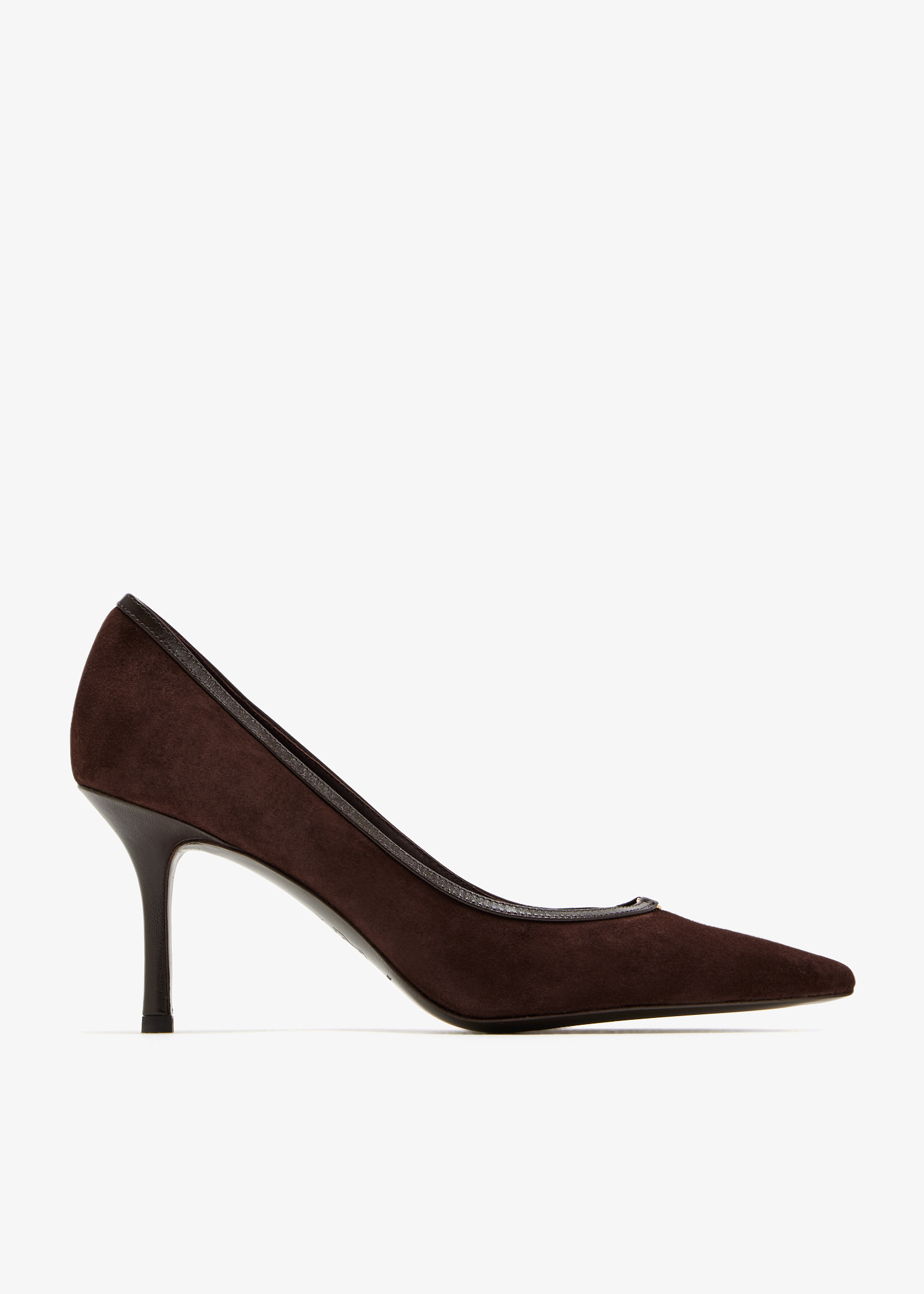 

Double T buckle pumps, Brown