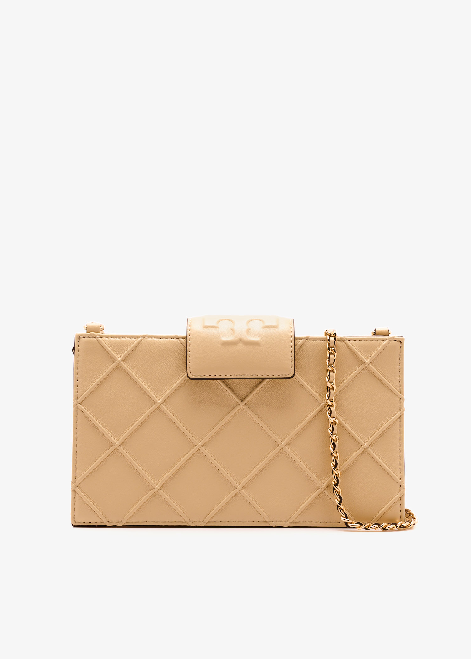 

Fleming mini chain wallet, Beige