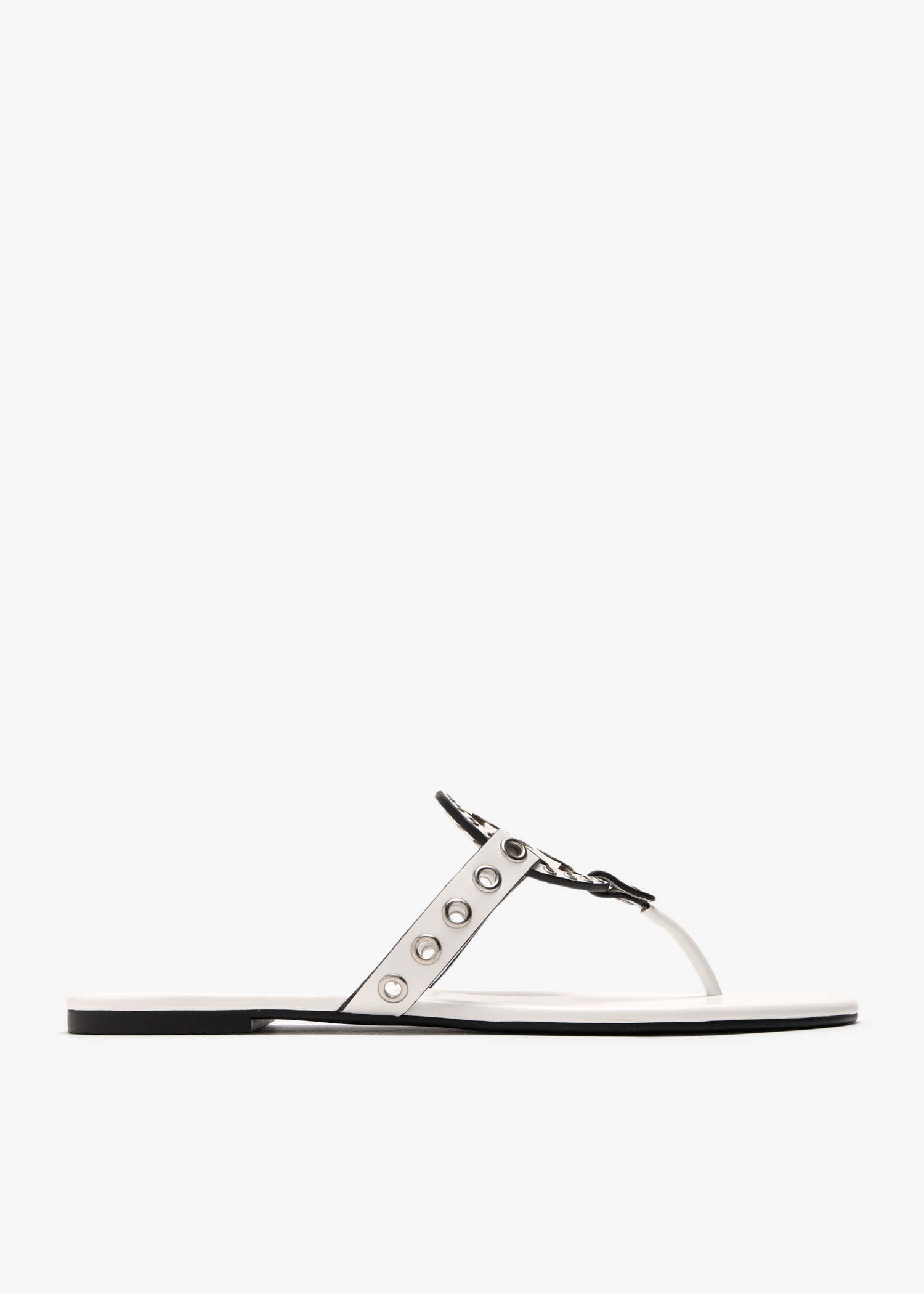 

Miller eyelet sandals, White