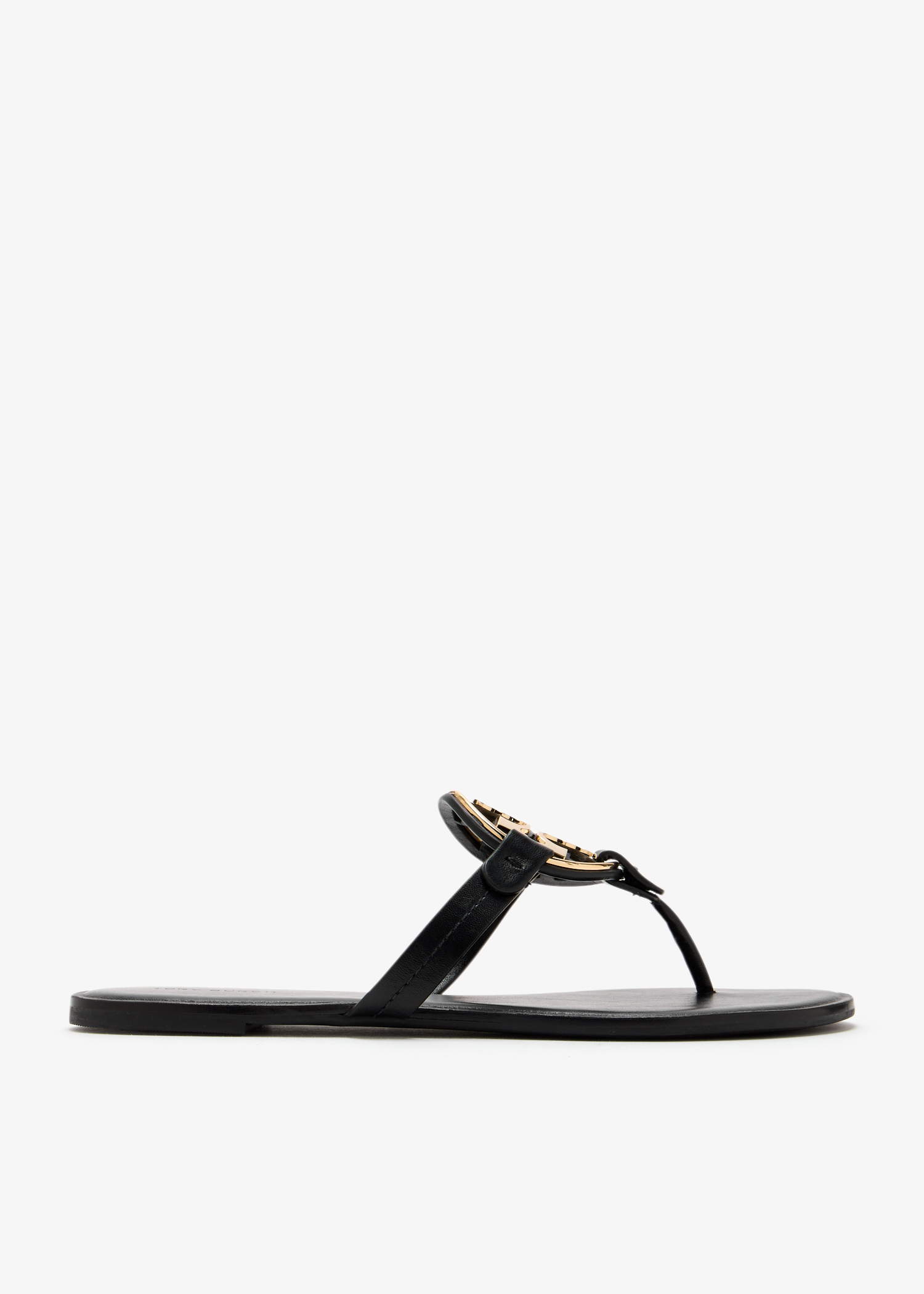 

Miller metal-logo sandals, Black