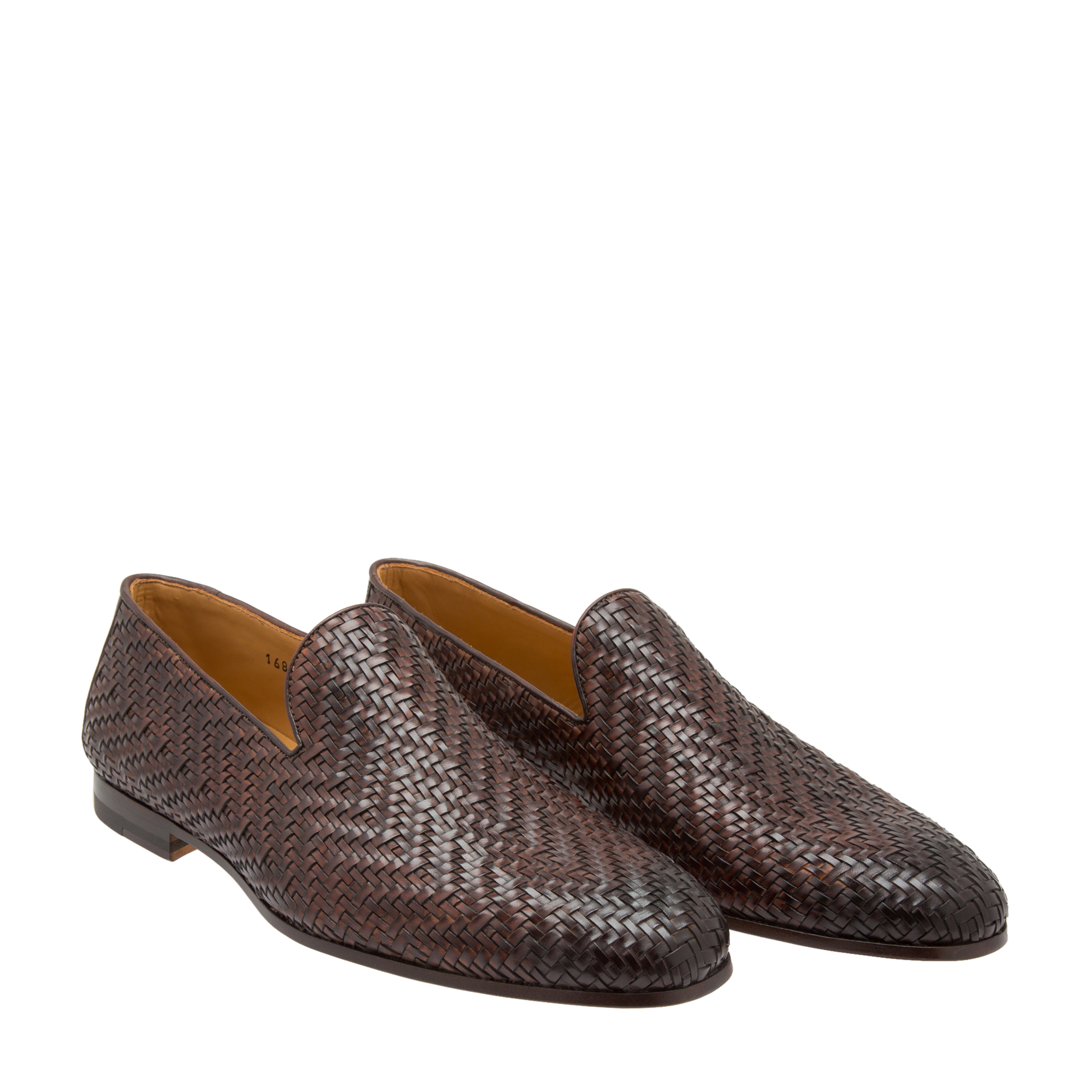 

Woven loafers, Brown