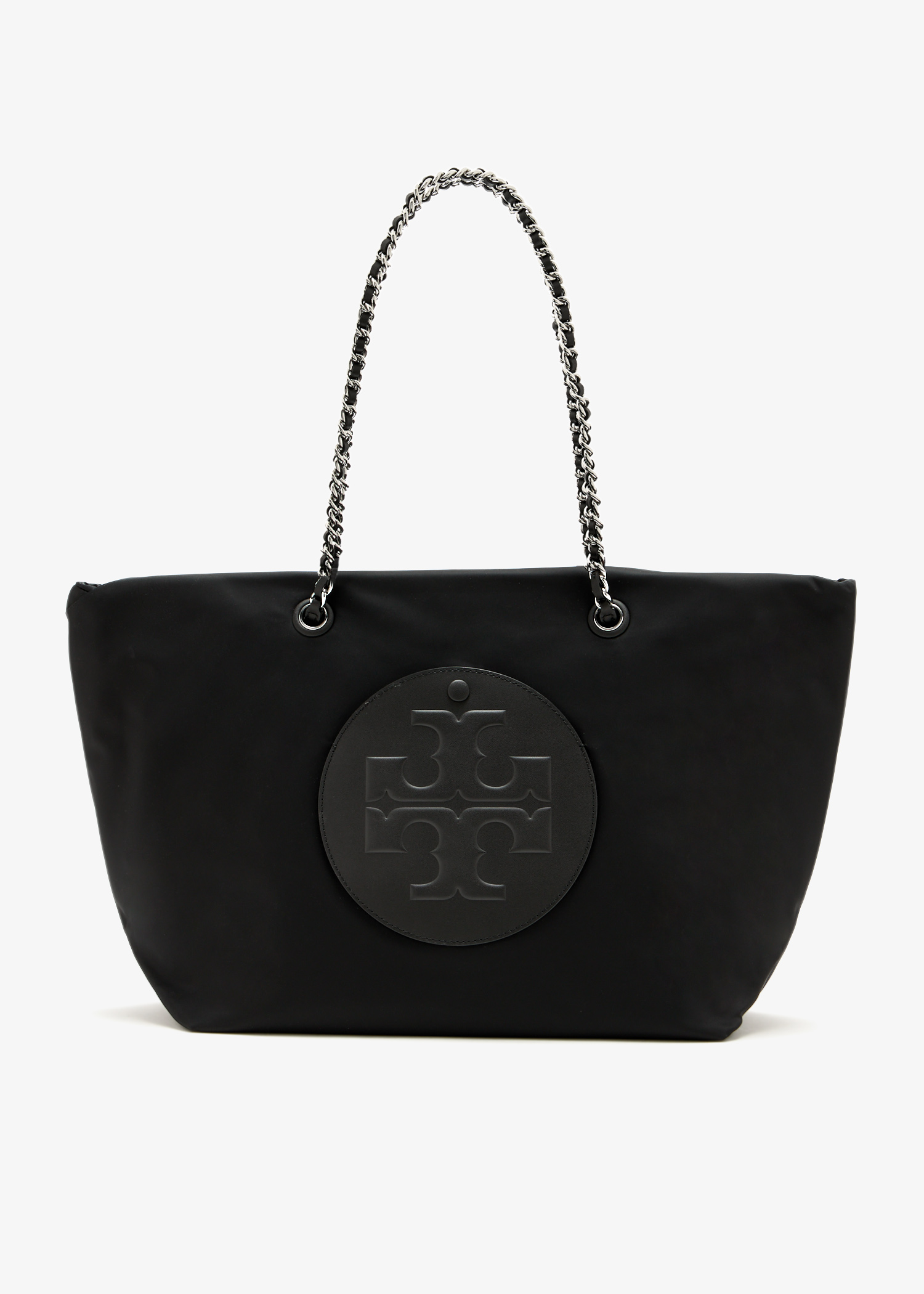 

Ella chain tote bag, Black