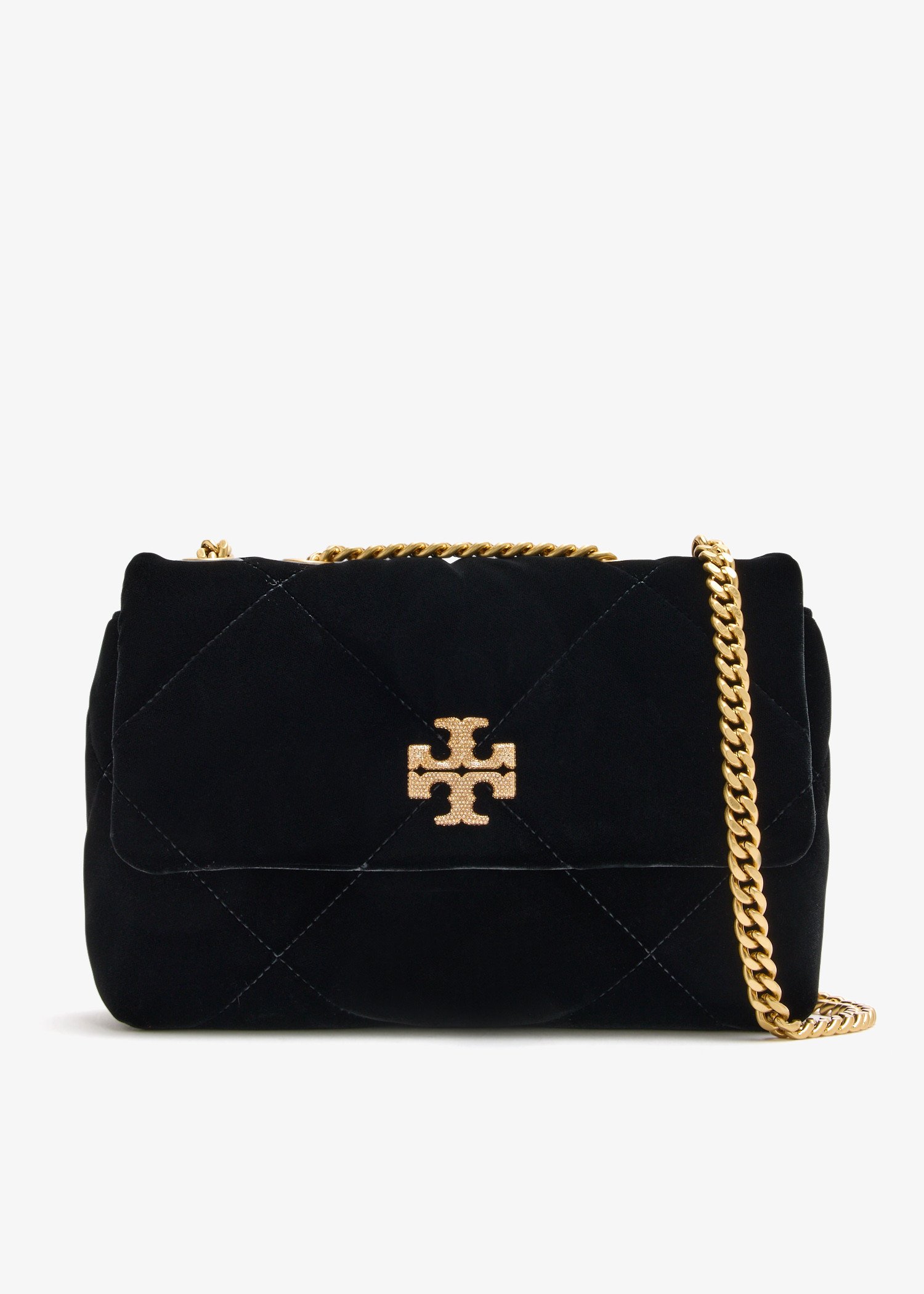 

Kira Pavé small convertible shoulder bag, Black