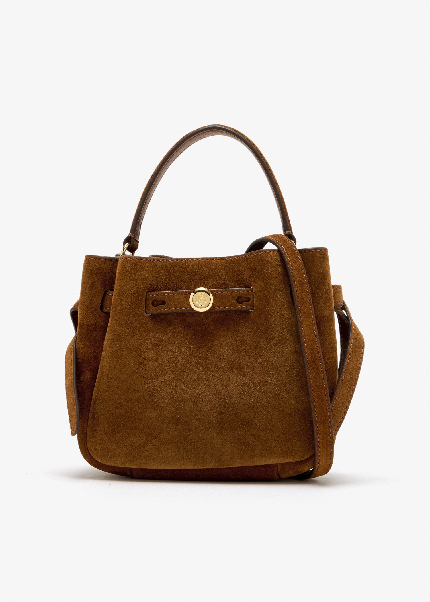 

Romy mini bucket bag, Brown