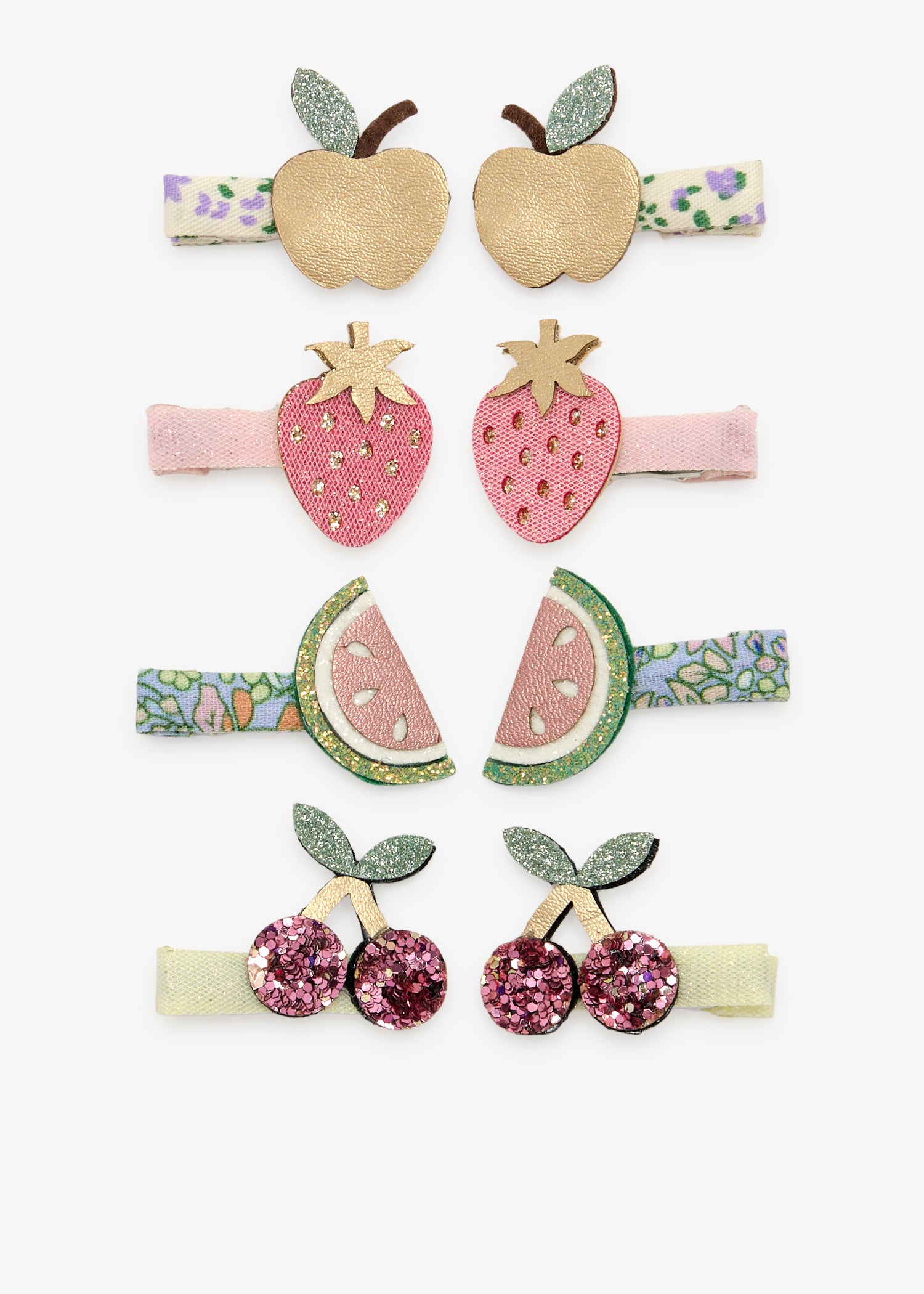 

Fruit Salad mini clips, Multicolored