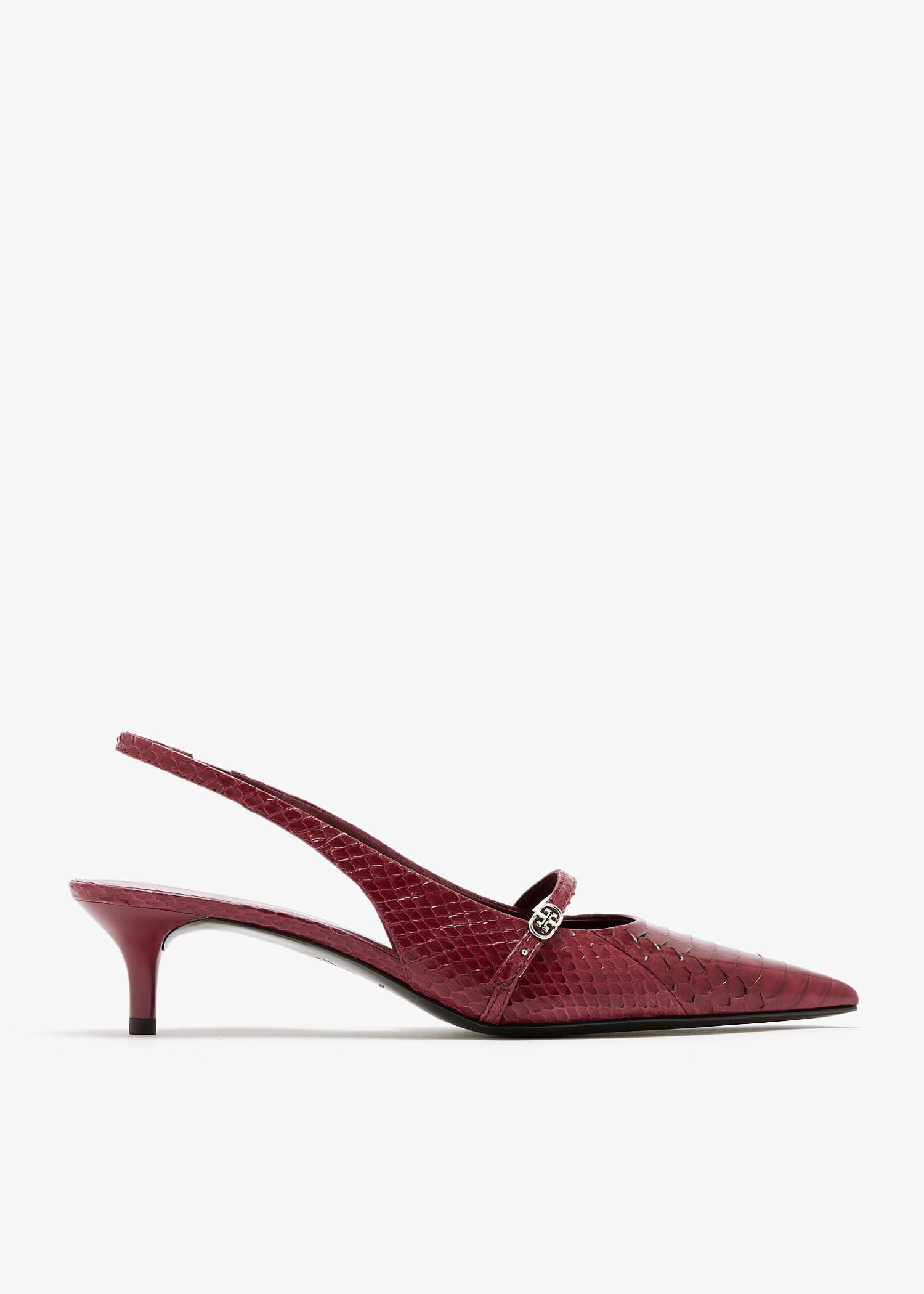 

Double T Buckle Mary Jane pumps, Red