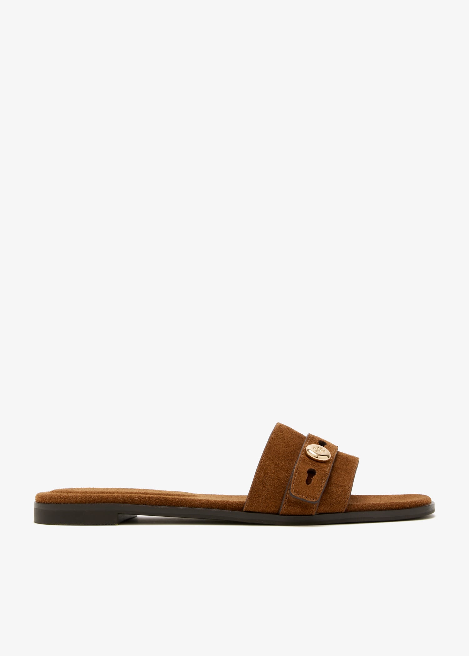 

Romy slide sandals, Brown