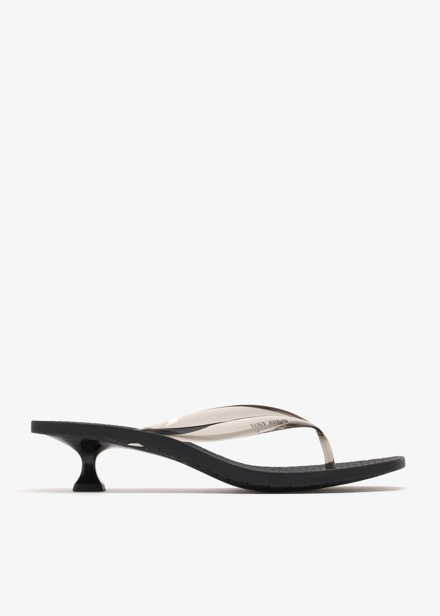 

Jelly flip flop sandals, Black
