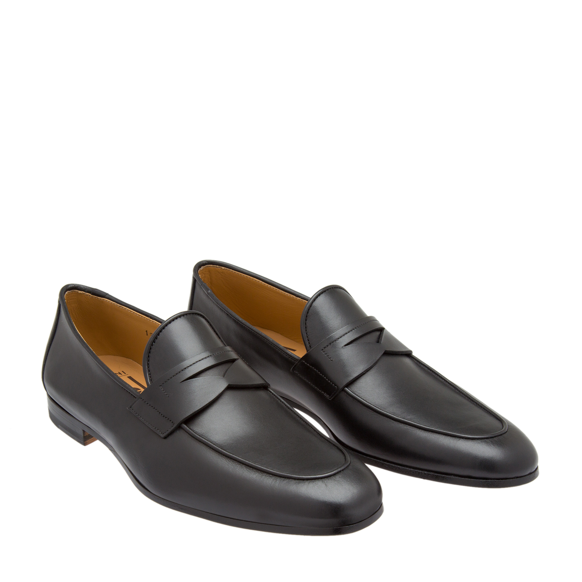 

Leather Penny loafers, Black