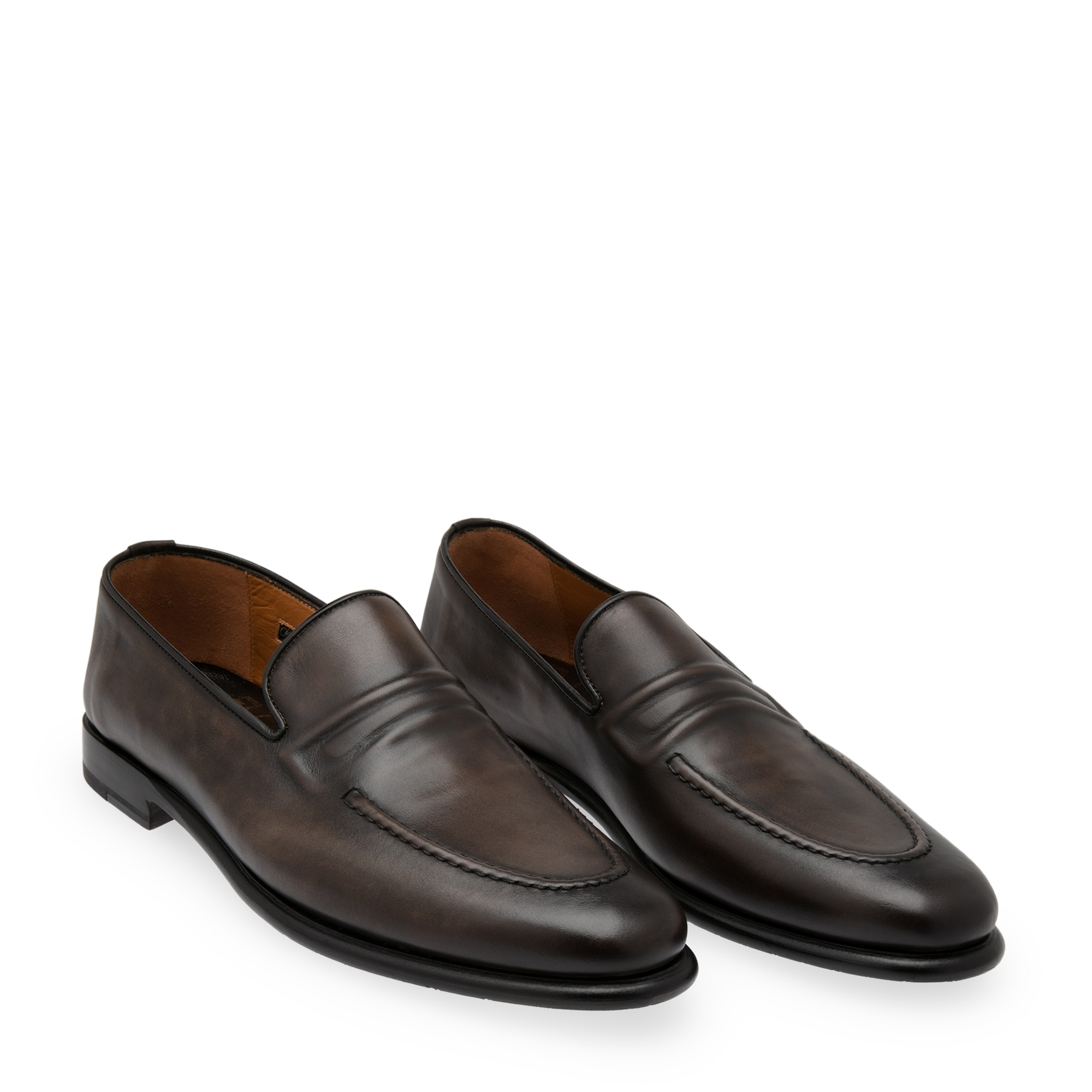 

Leather loafers, Brown