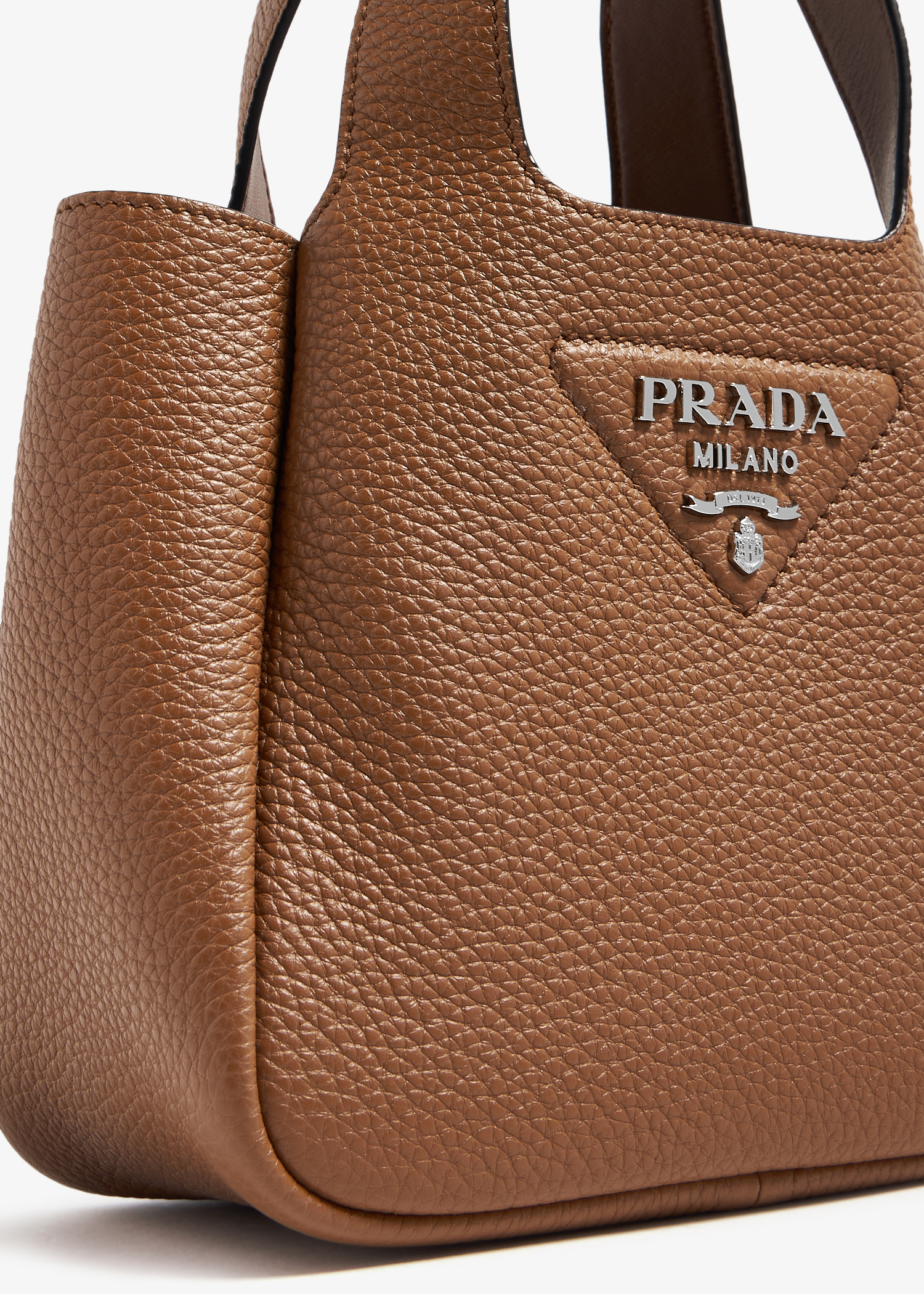 

Leather mini bag, Brown