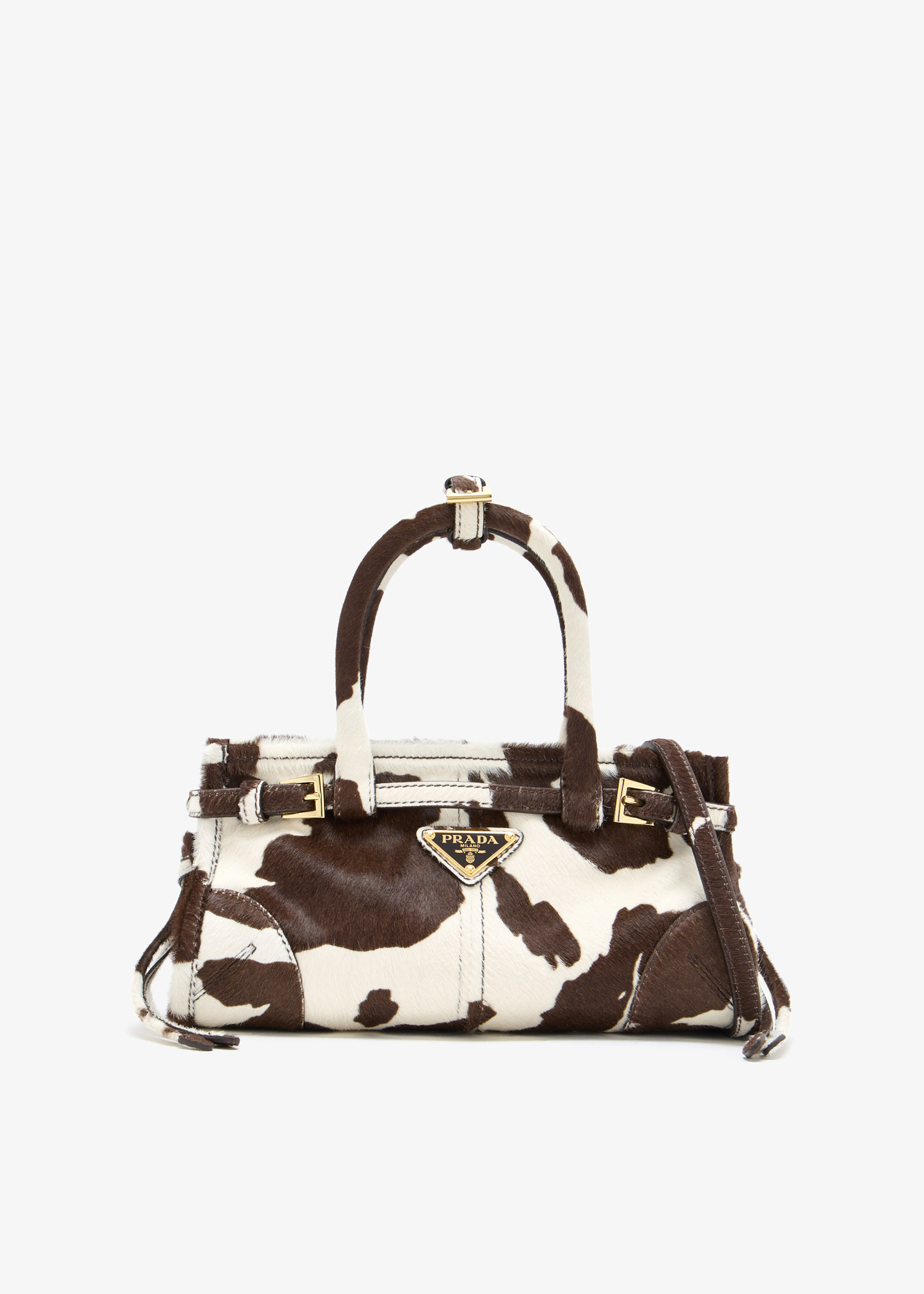 

Prada Bonnie mini printed leather handbag, Animal printed