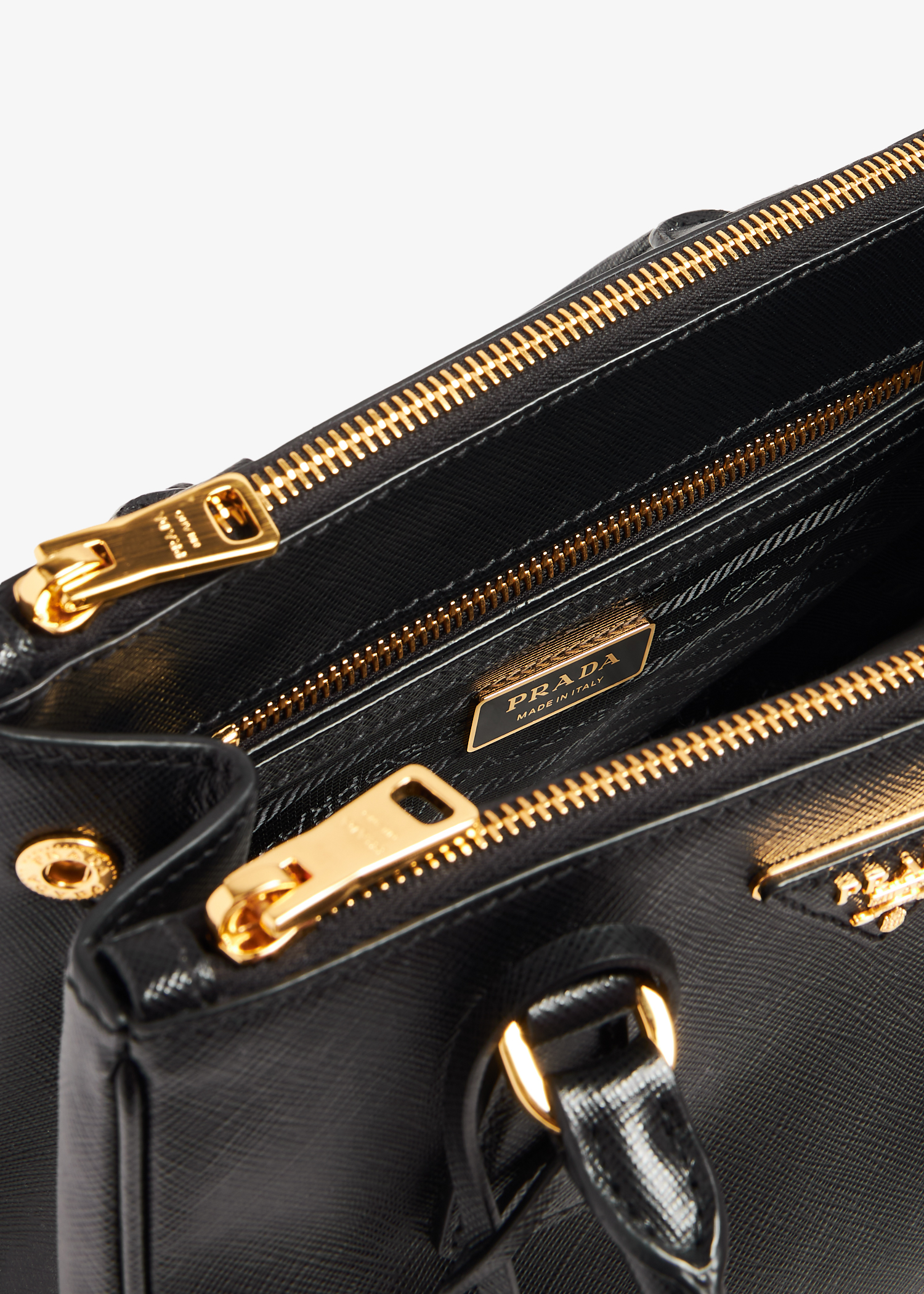 Prada Galleria small leather bag for Women Black in UAE Level