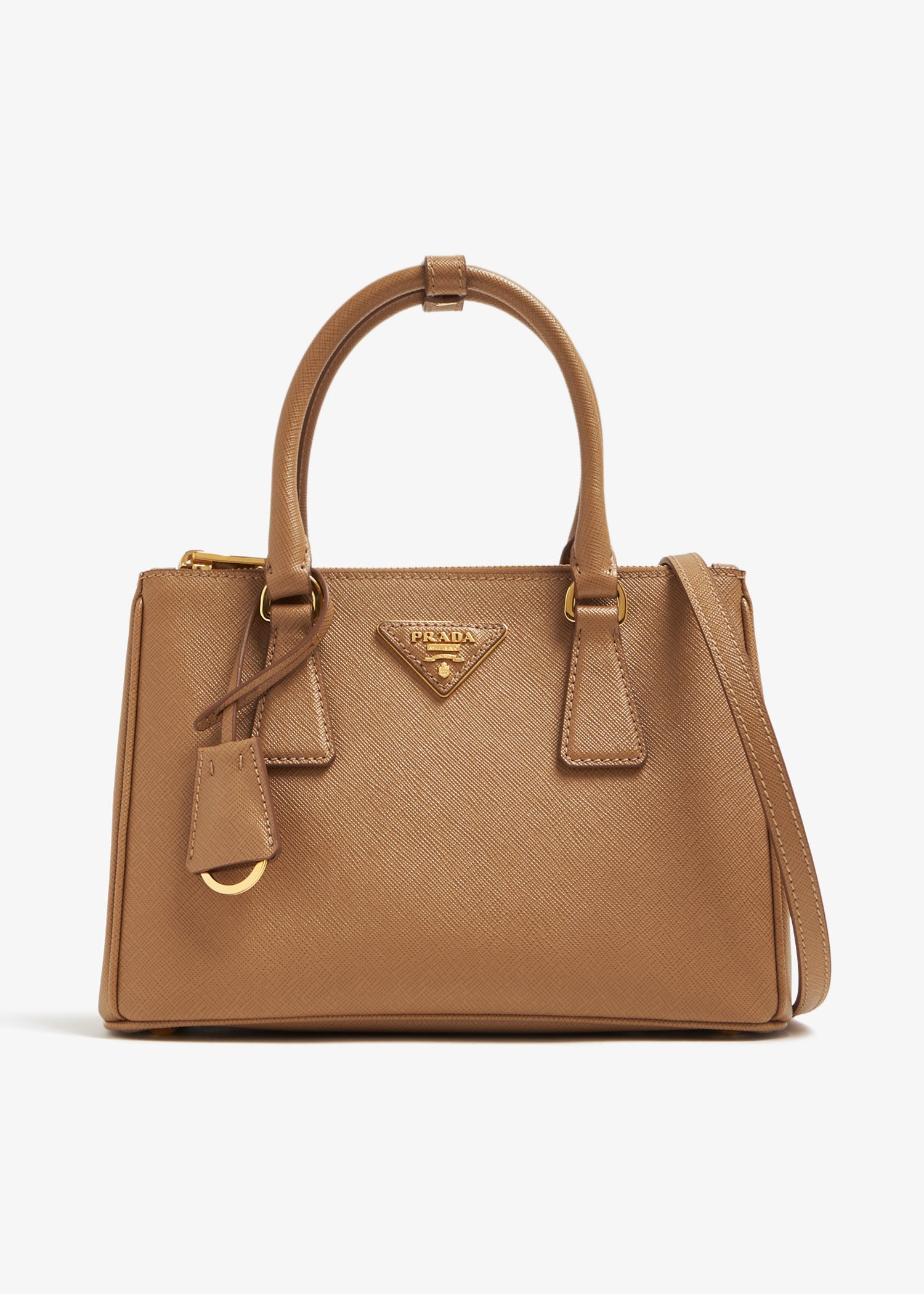 

Galleria small leather bag, Brown