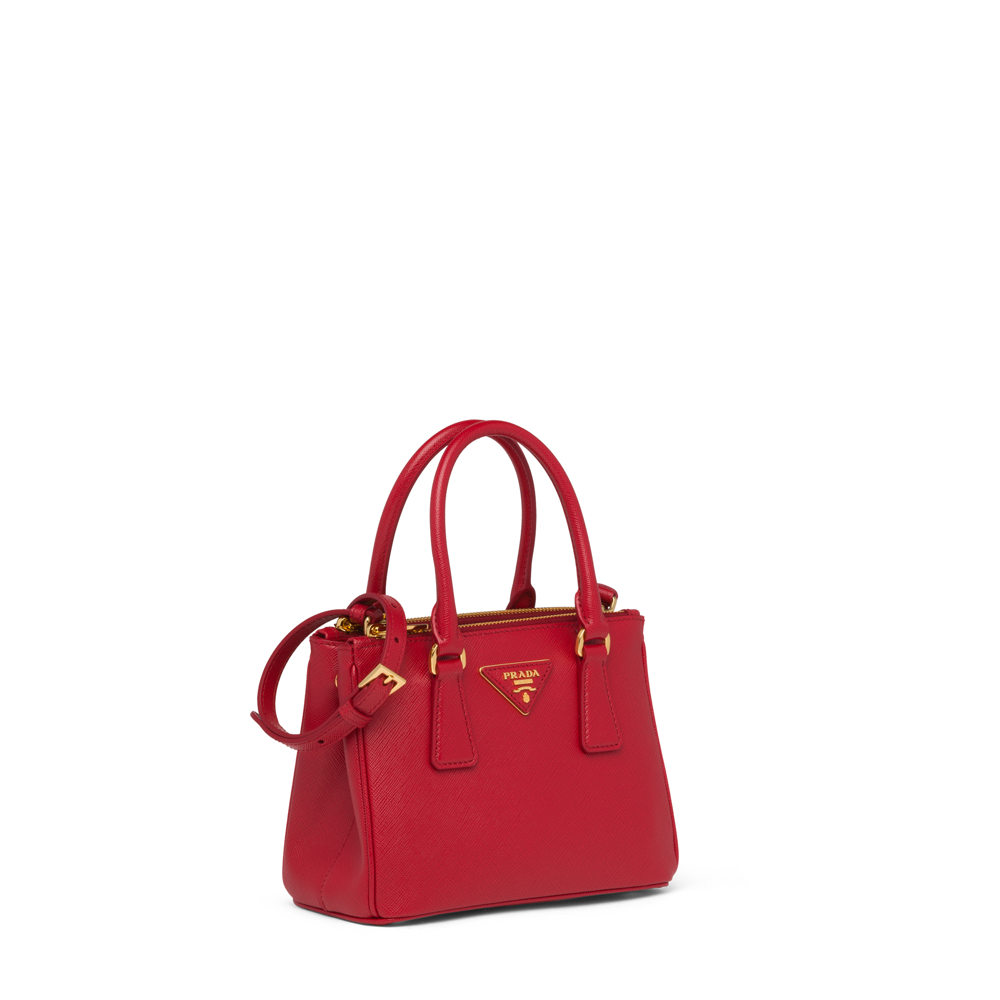 

Galleria Saffiano leather micro-bag, Red