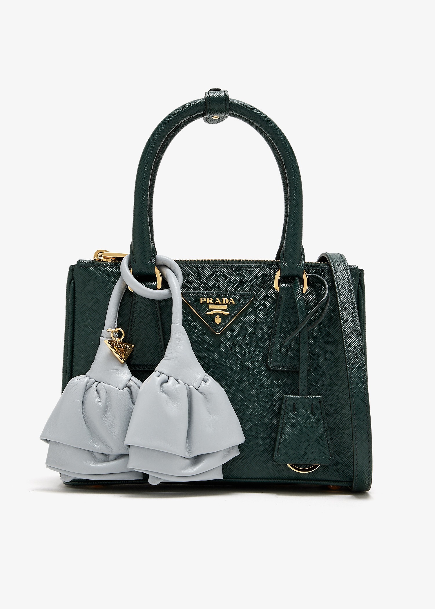 

Prada Galleria leather mini bag, Green