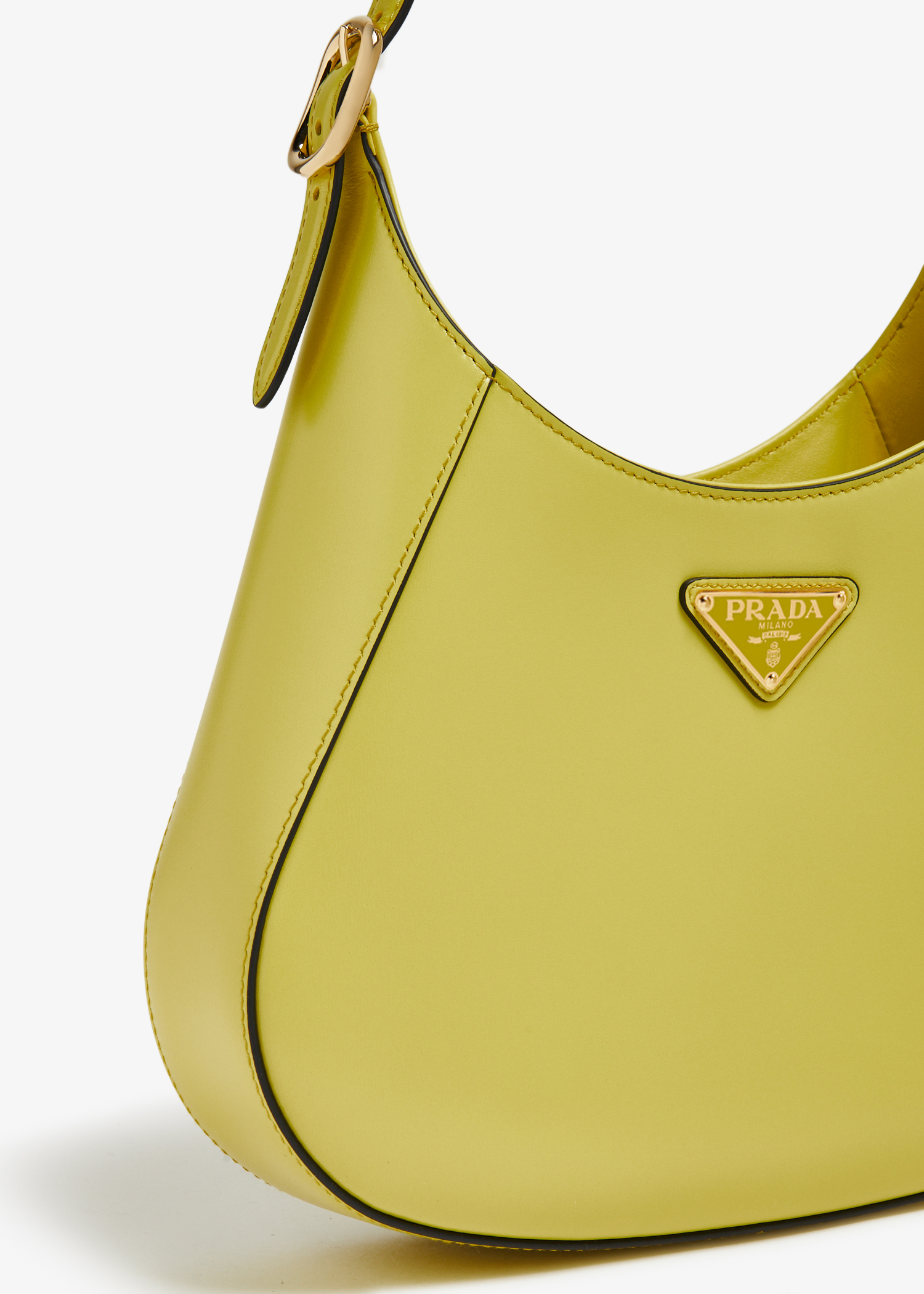 

Leather shoulder bag, Yellow