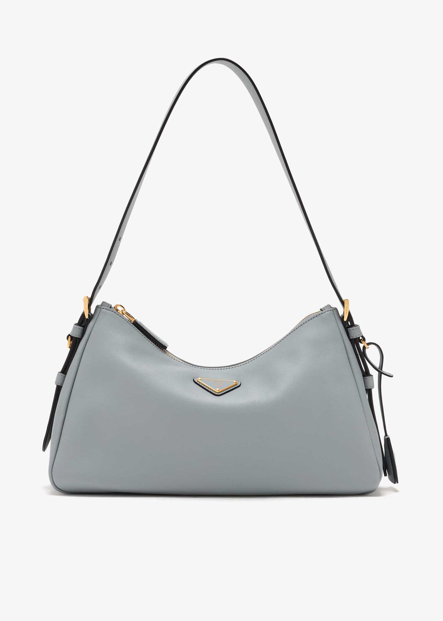 

Prada Aimée medium leather shoulder bag, Blue