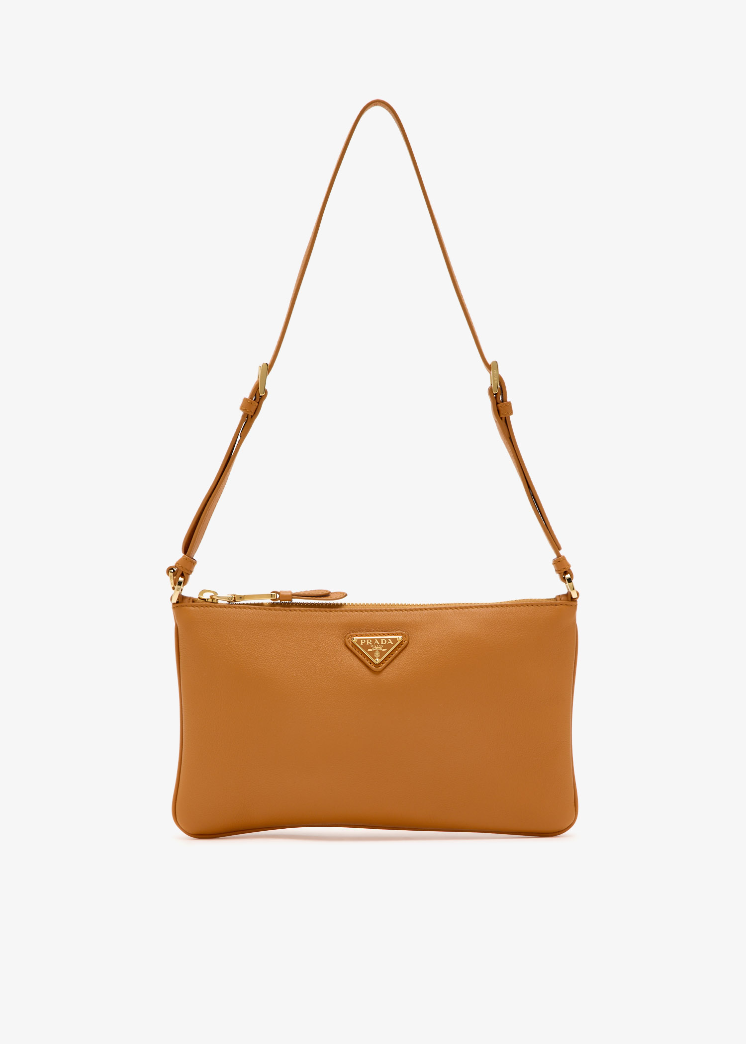 

Leather pouch, Orange