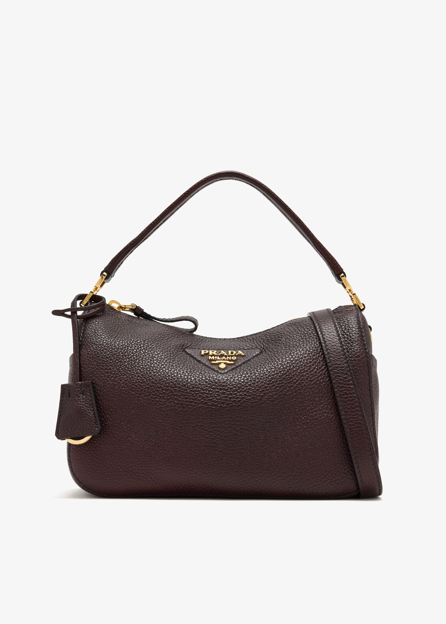 

Small leather bag, Brown