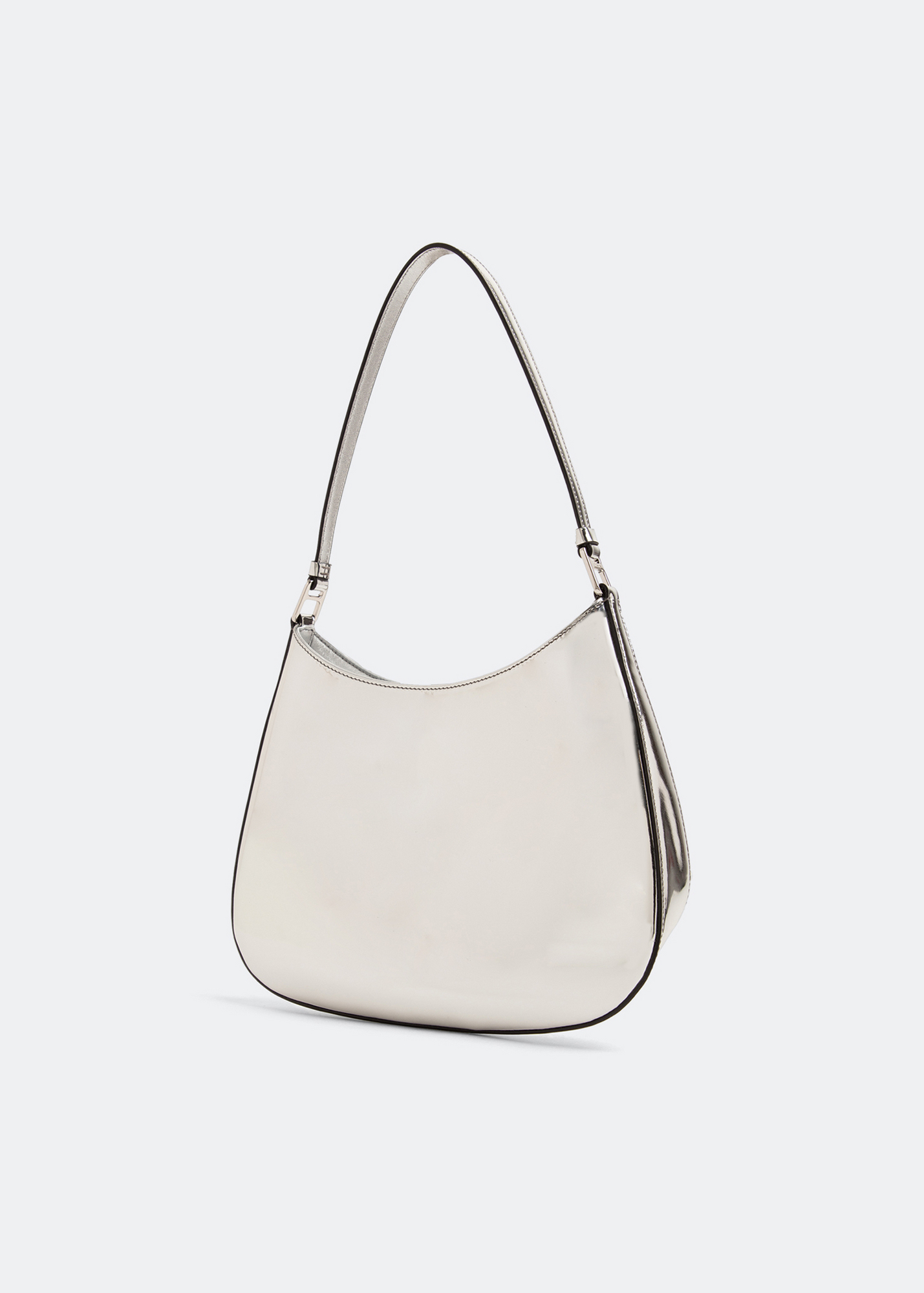

Cleo leather shoulder bag, Silver
