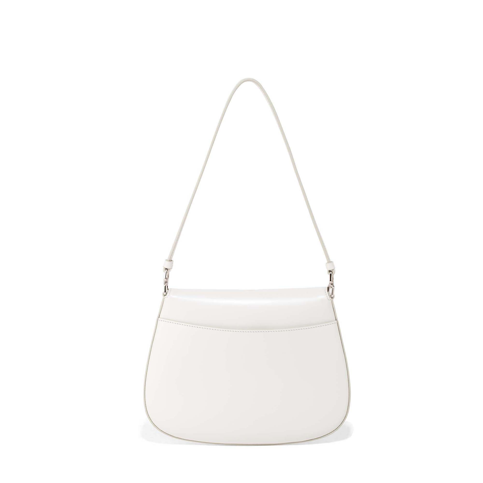 

Cleo leather shoulder bag, White