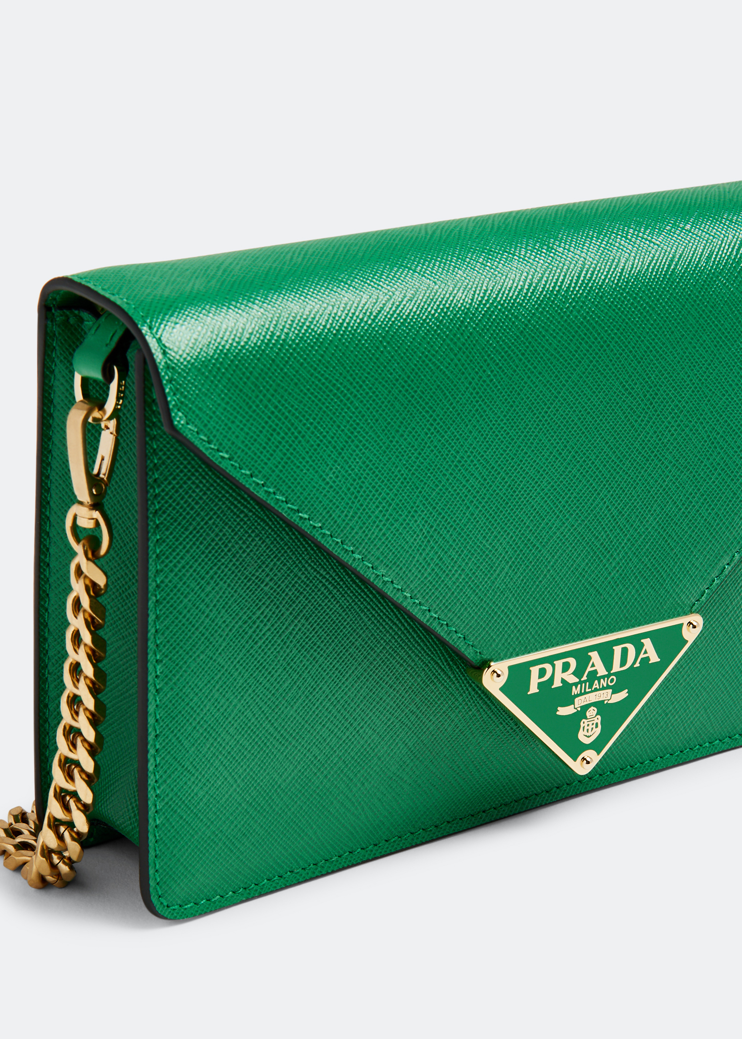 Prada Small Leather Bag - Green N | Editorialist